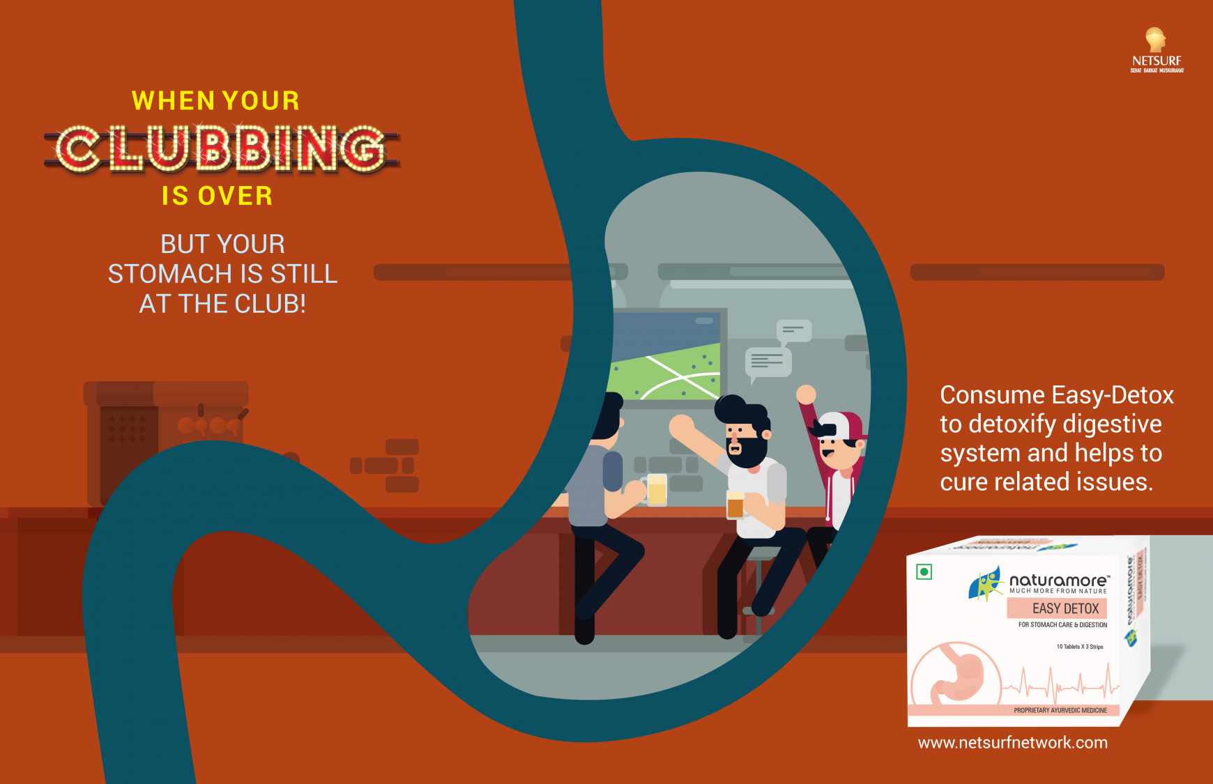 Easy Detox Digital Ad - Clubbing