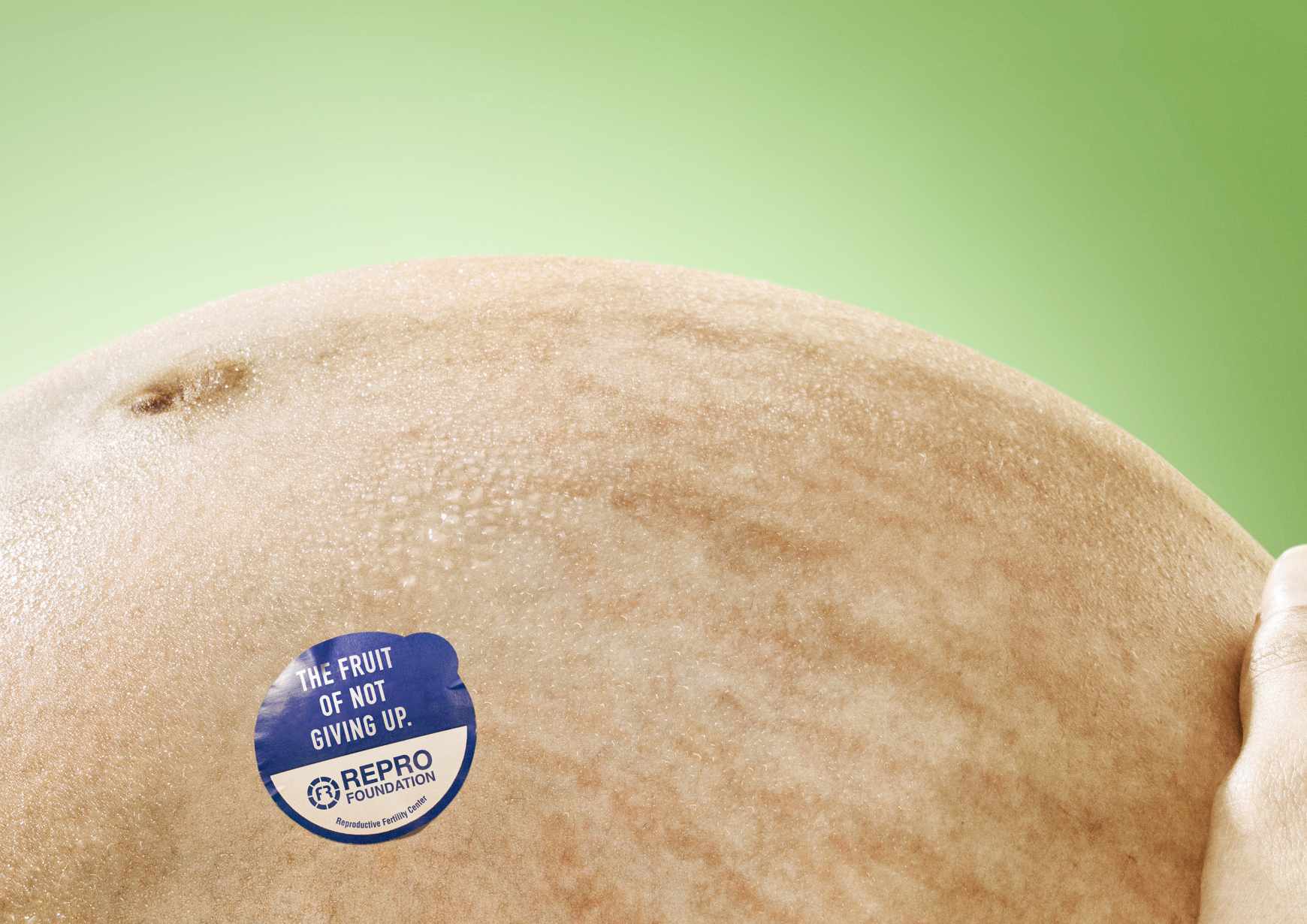 Fundacion Repro Print Ad - Fruits - Honeydew Melon 