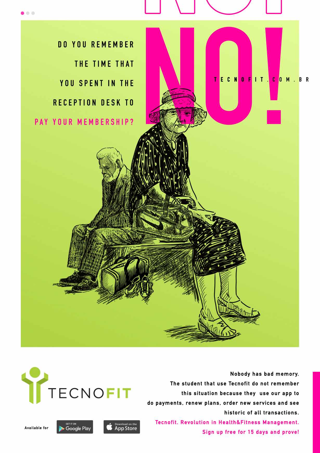 Tecnofit Print Ad - App New Feature, 3