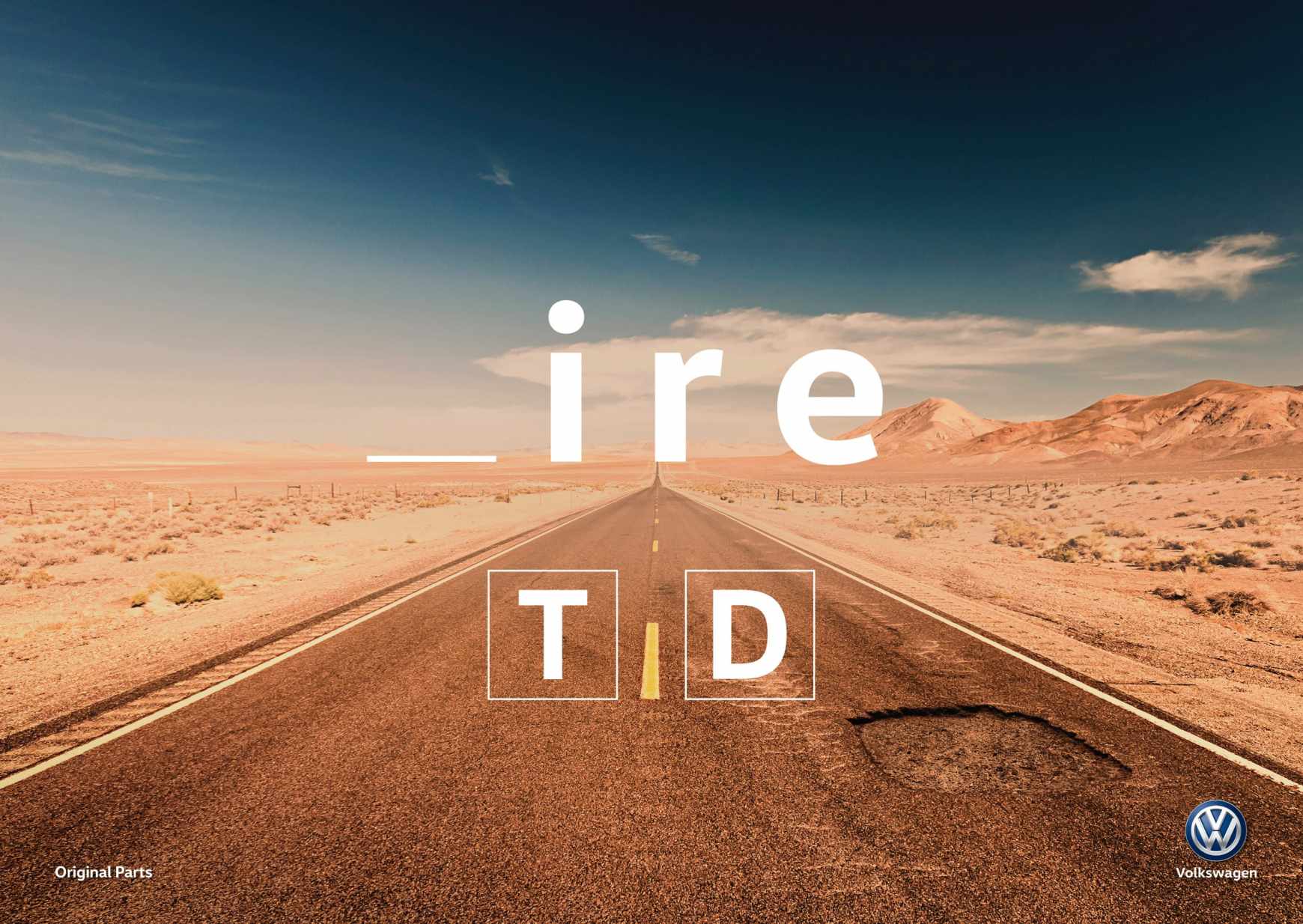 Volkswagen Print Ad - Tire 