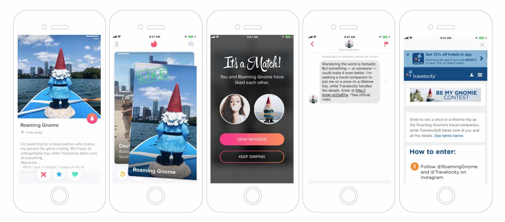 Travelocity Integrated Ad - Be My Gnomie?