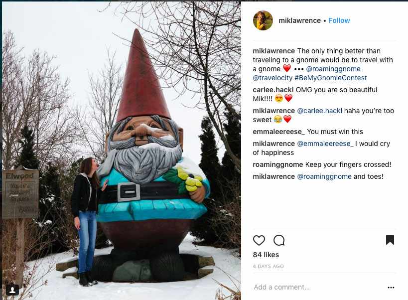 Travelocity Integrated Ad - Be My Gnomie?