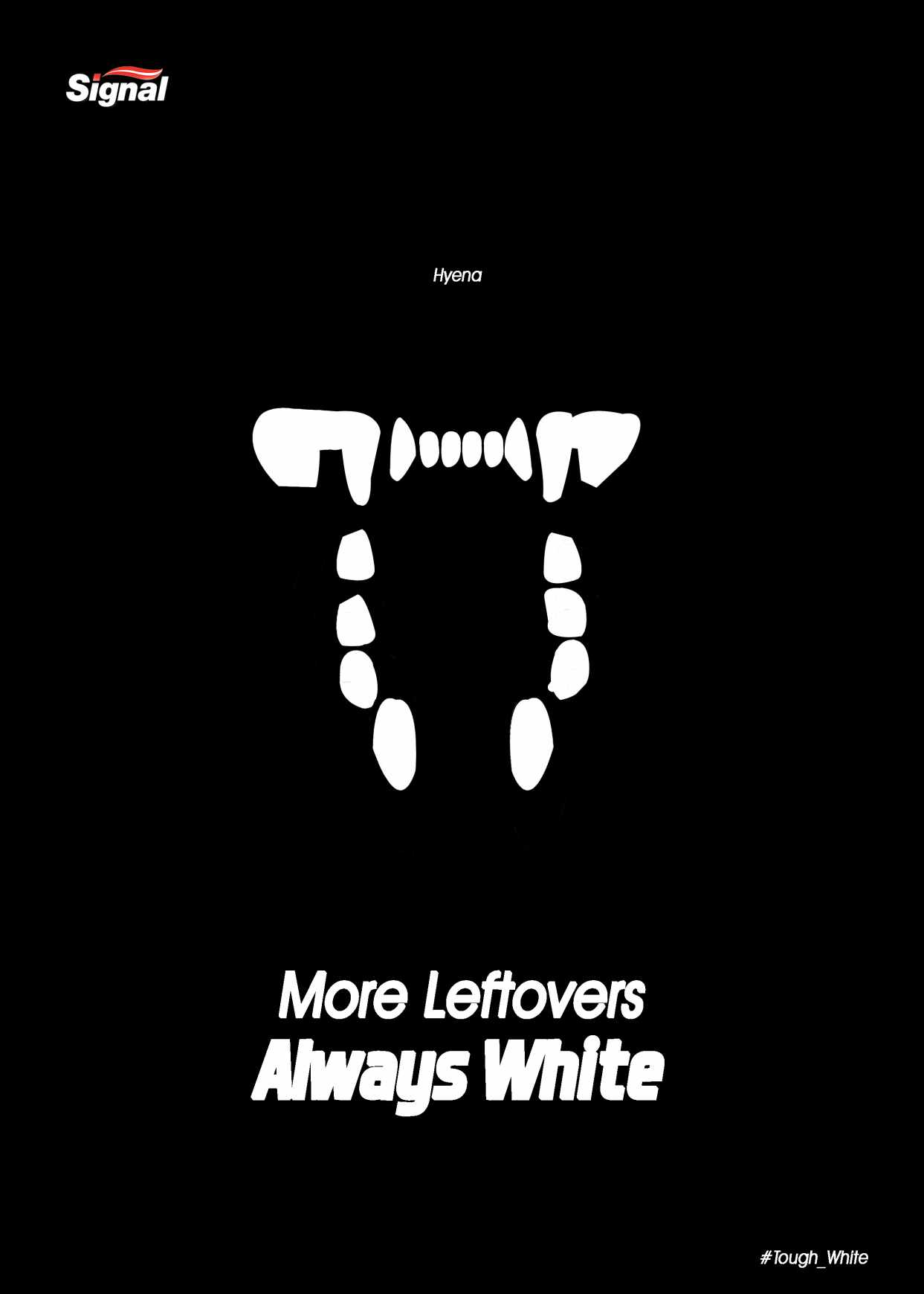 Signal Print Ad - Always White, Leftovers