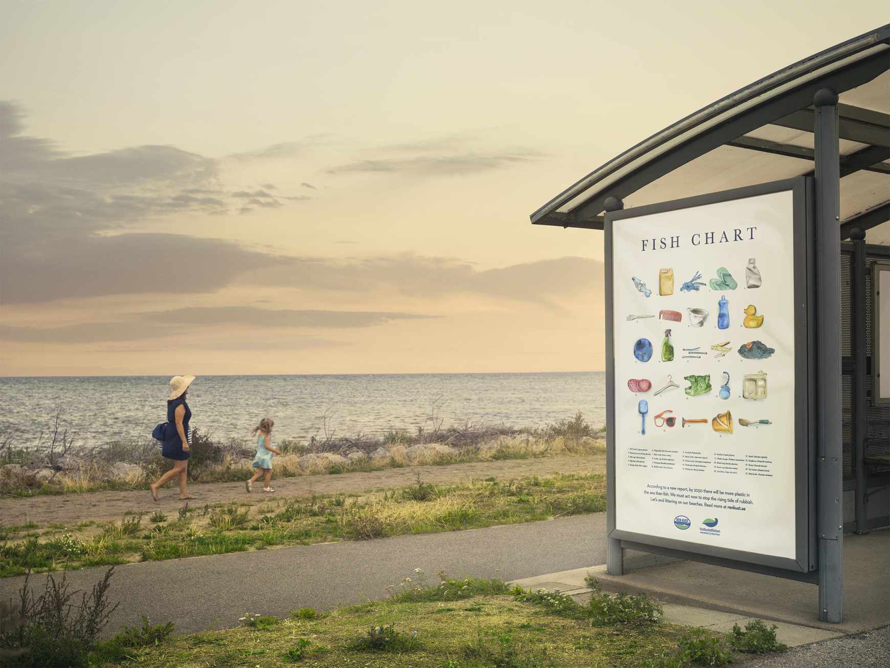 The West Coast Foundation Outdoor Ad - Fish Chart 2050