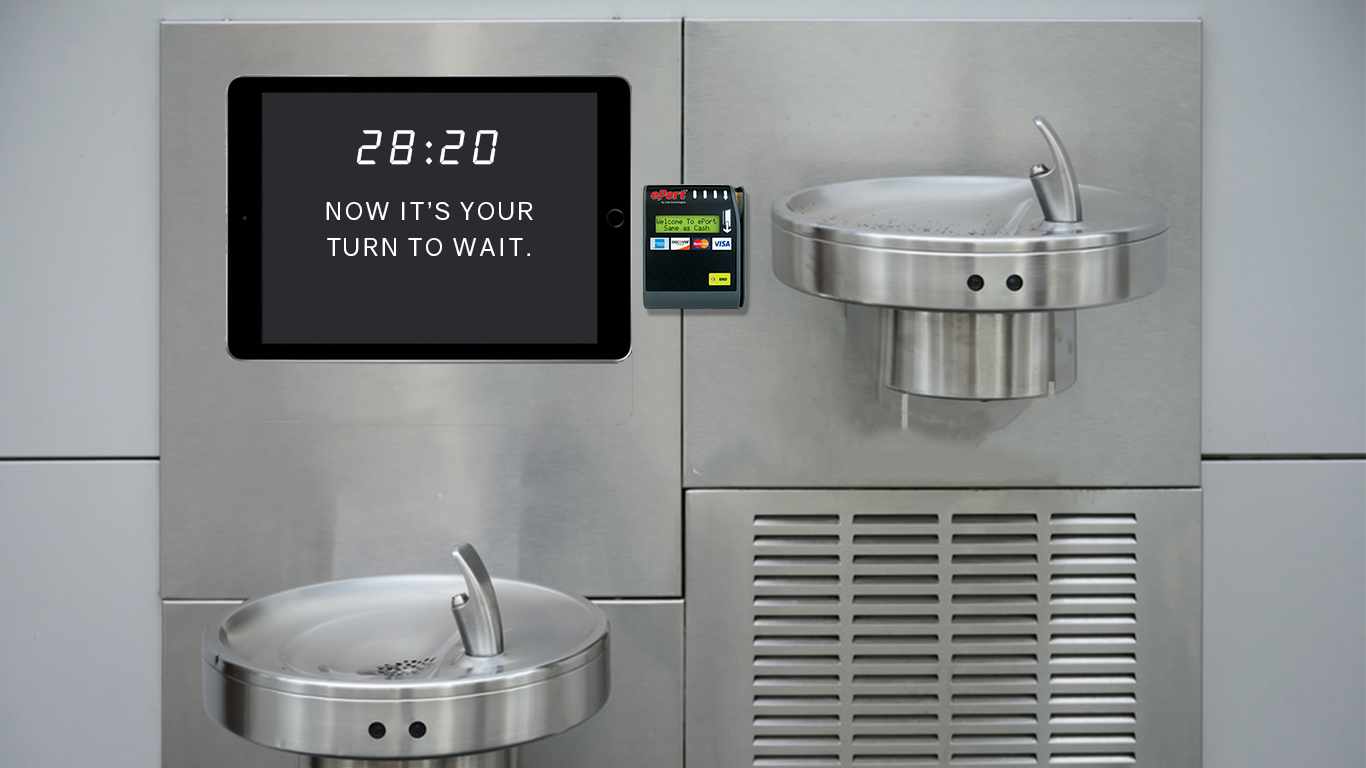WaterAid Outdoor Ad - 30 Minutes a Day - Water Fountain 