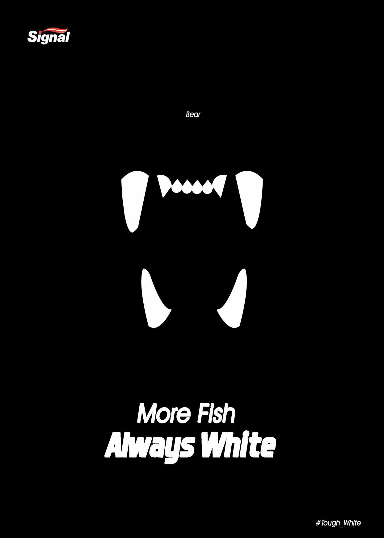 Signal Print Ad - Always White, Fish