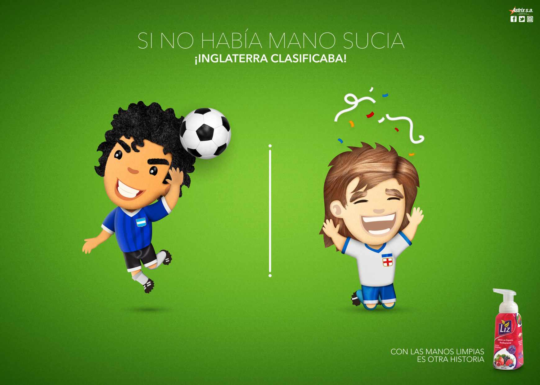 LIZ Print Ad - Clean hands – Hand of God