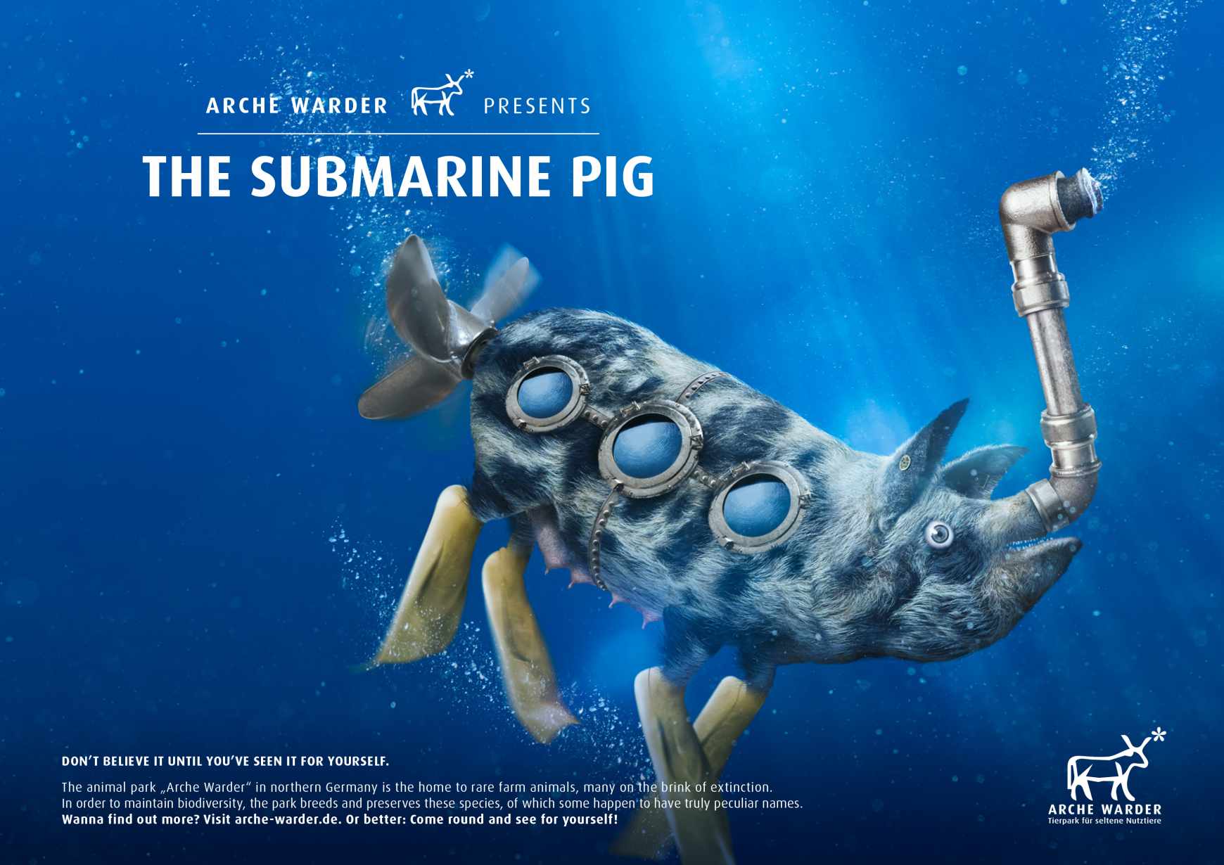 Arche Warder Print Ad - Rare Farm Animals, 2