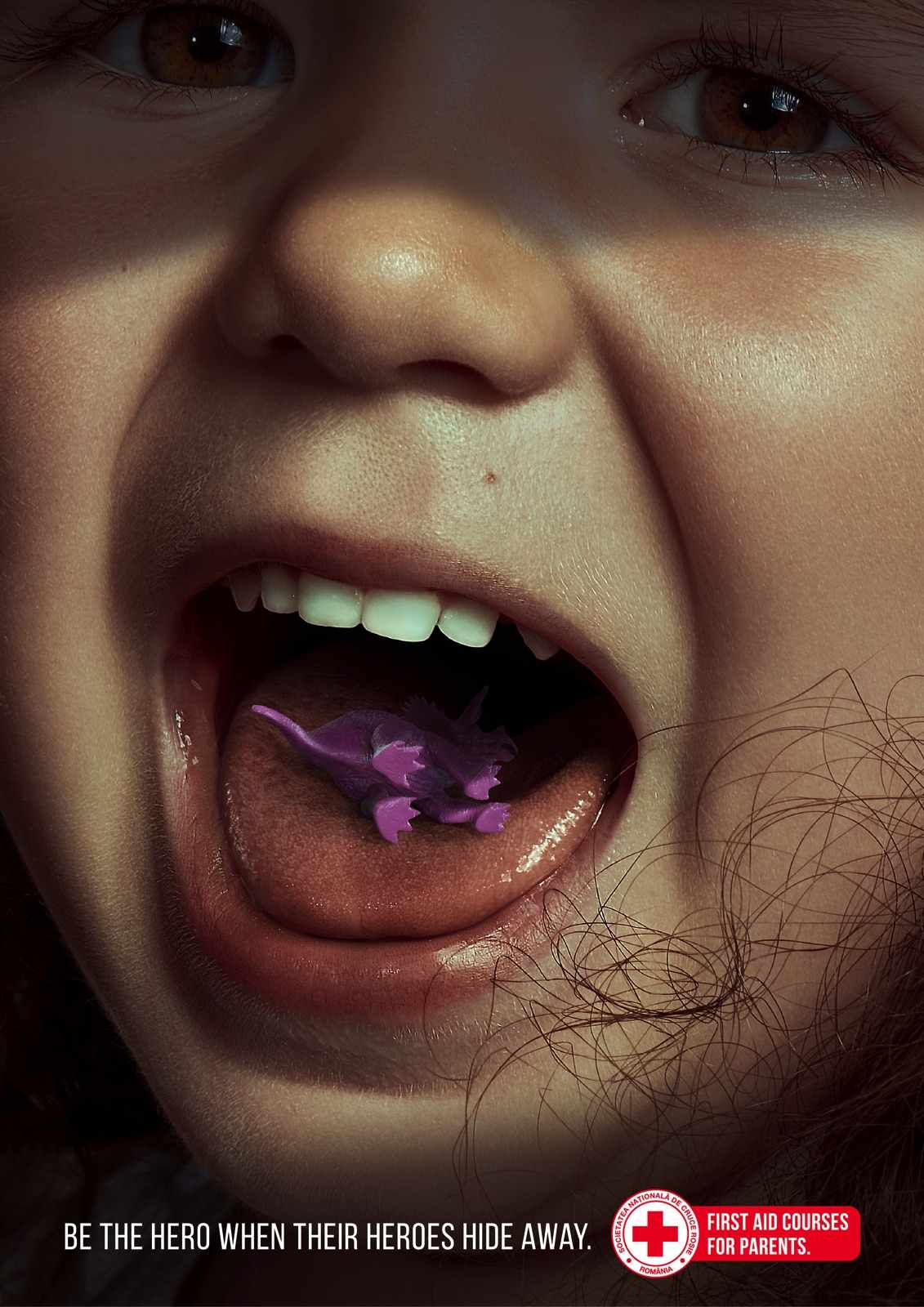Red Cross Print Ad - Hidden Heroes - Dinosaur