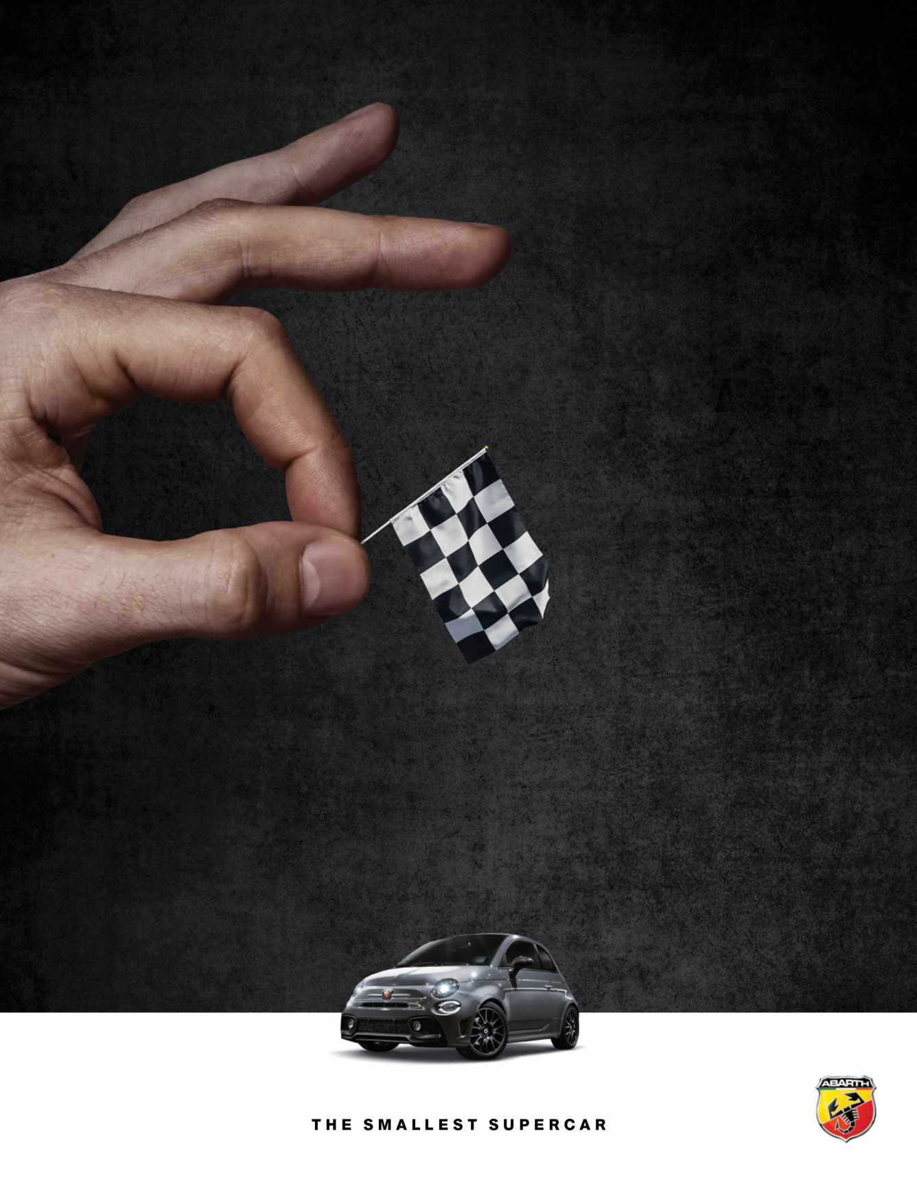 Abarth Print Ad - Smallest Supercar
