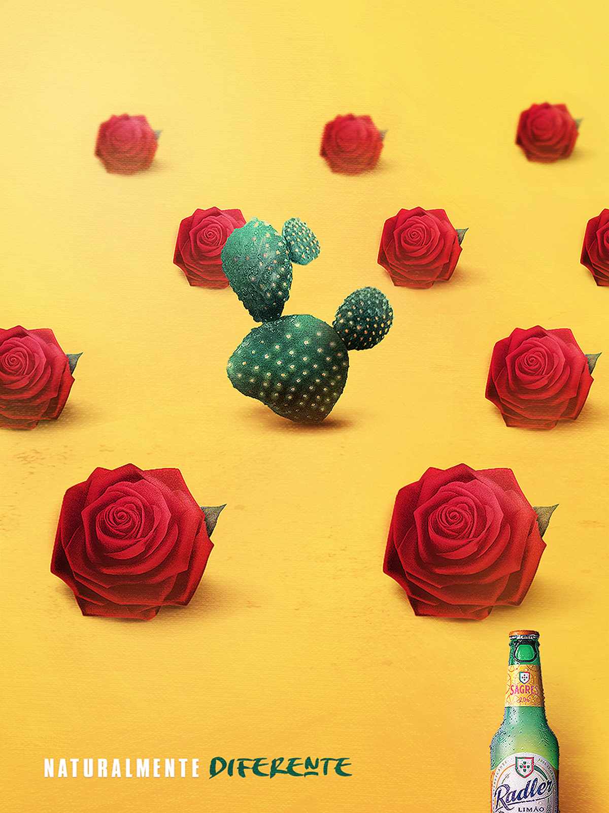 Sagres Radler Print Ad - Regular is Boring, 3 