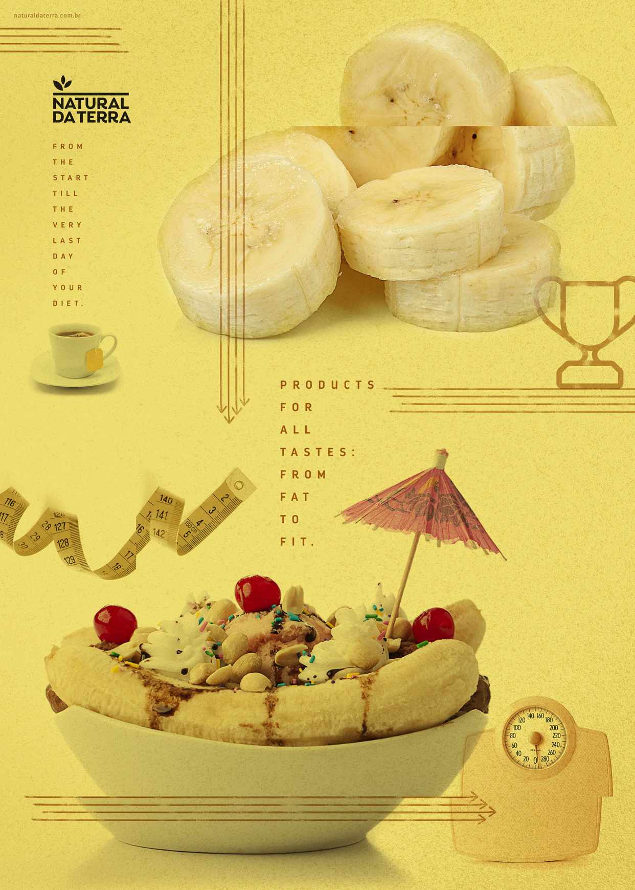 Natural da Terra Print Ad - Diet - Banana 