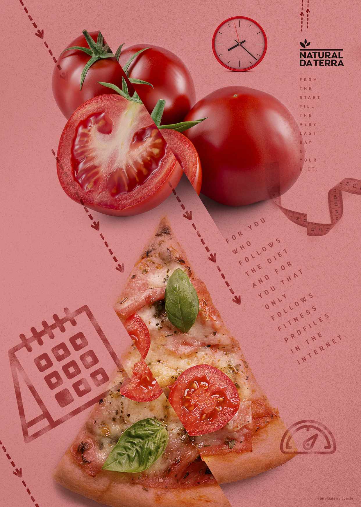 Natural da Terra Print Ad - Diet - Tomato 