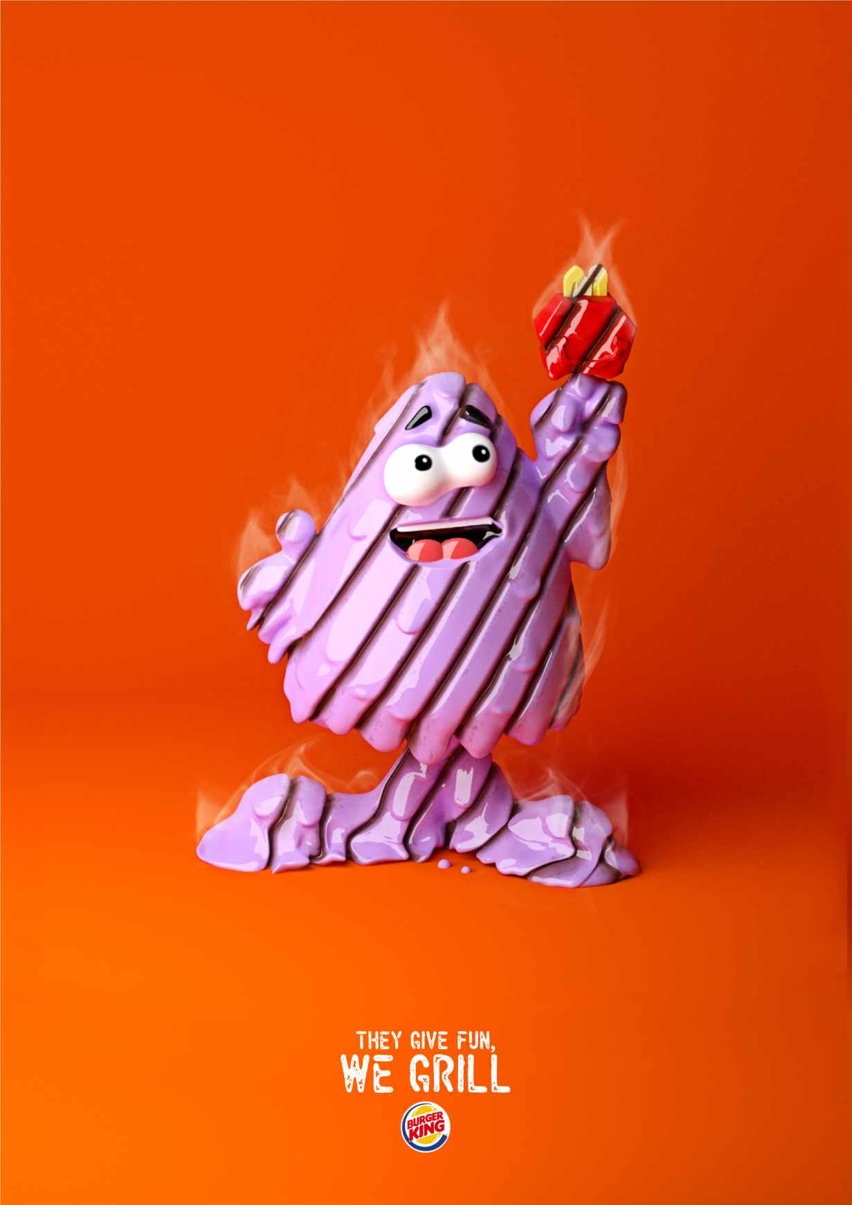 Burger King Print Ad - Friendly Grill, 2