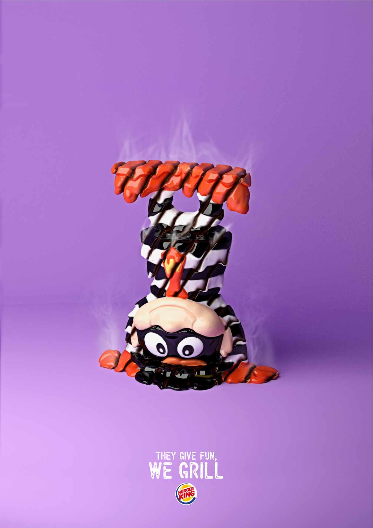 Burger King Print Ad - Friendly Grill, 3
