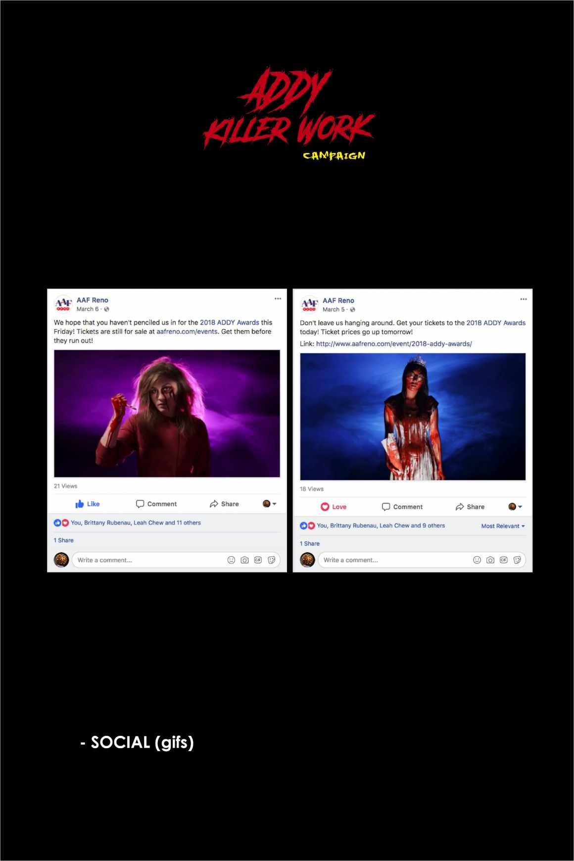 AAF ADDY Awards Integrated Ad - Killer