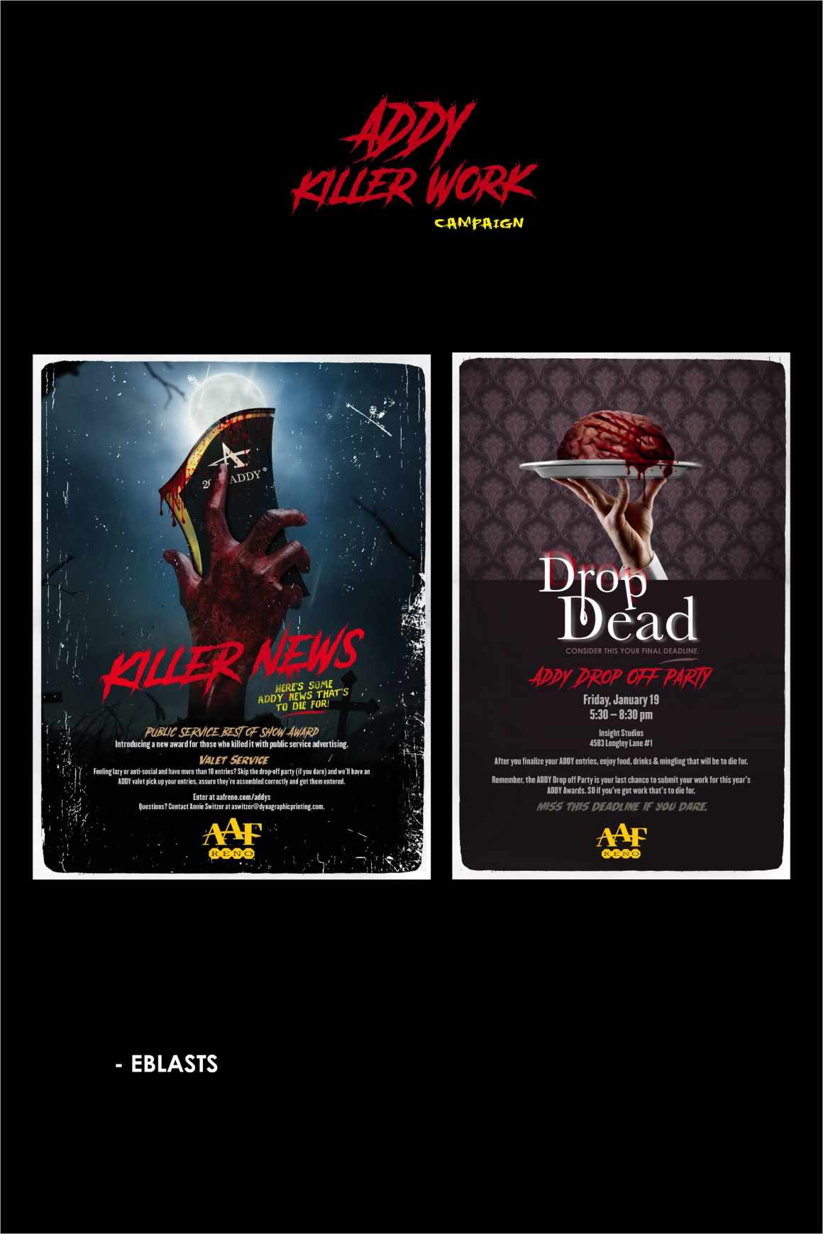 AAF ADDY Awards Integrated Ad - Killer