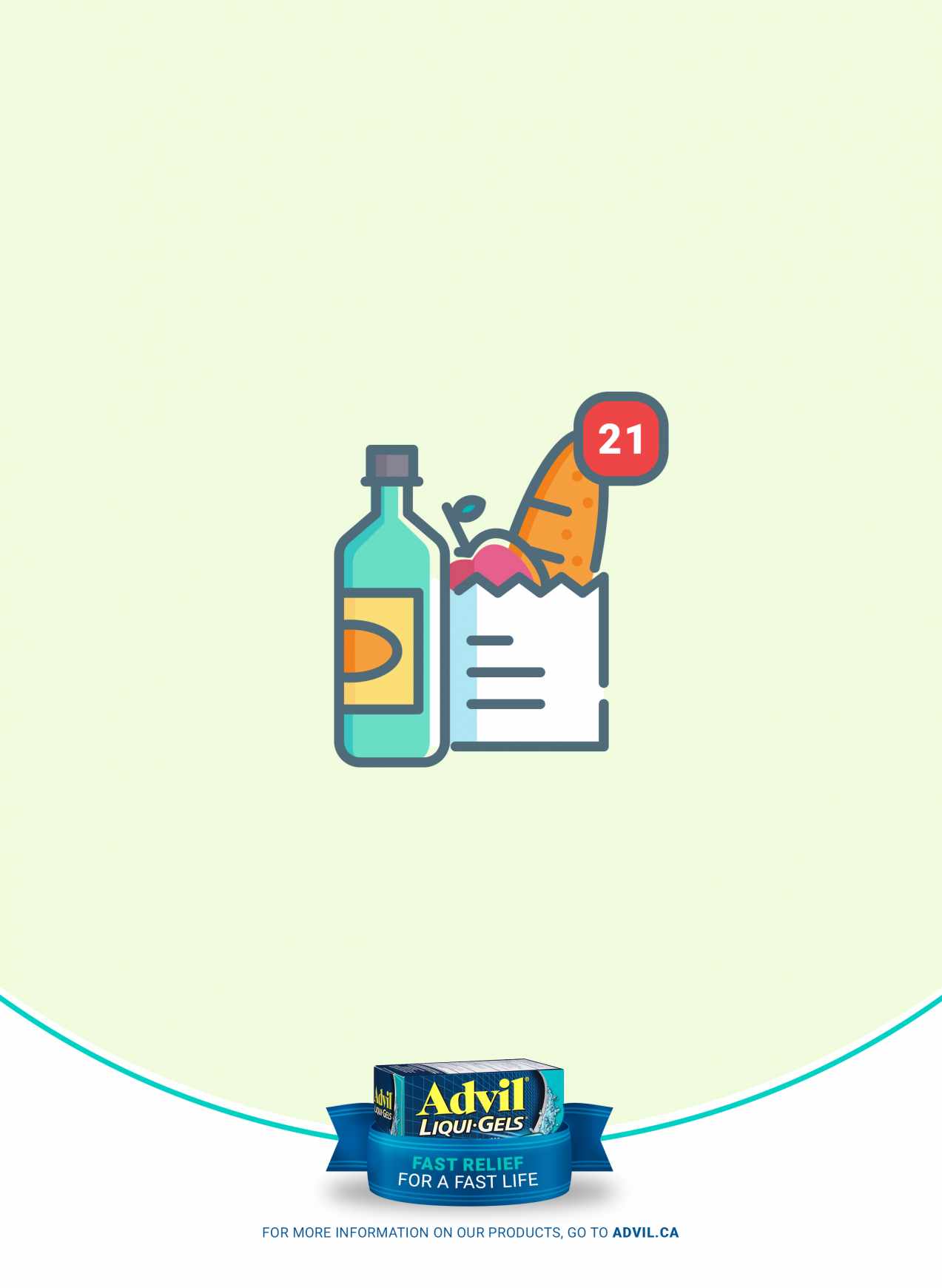 Advil Print Ad - Grocery