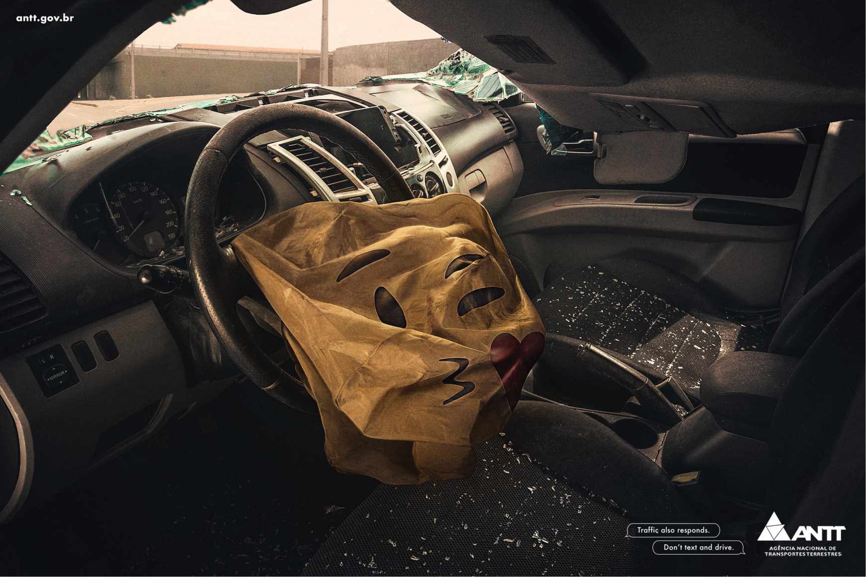Agência Nacional de Transportes Terrestres Print Ad - Emojis, 1 