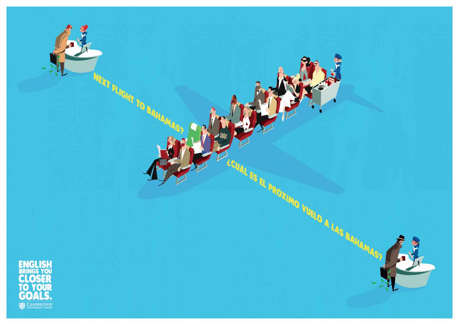 Cambridge University Press Print Ad - Airport