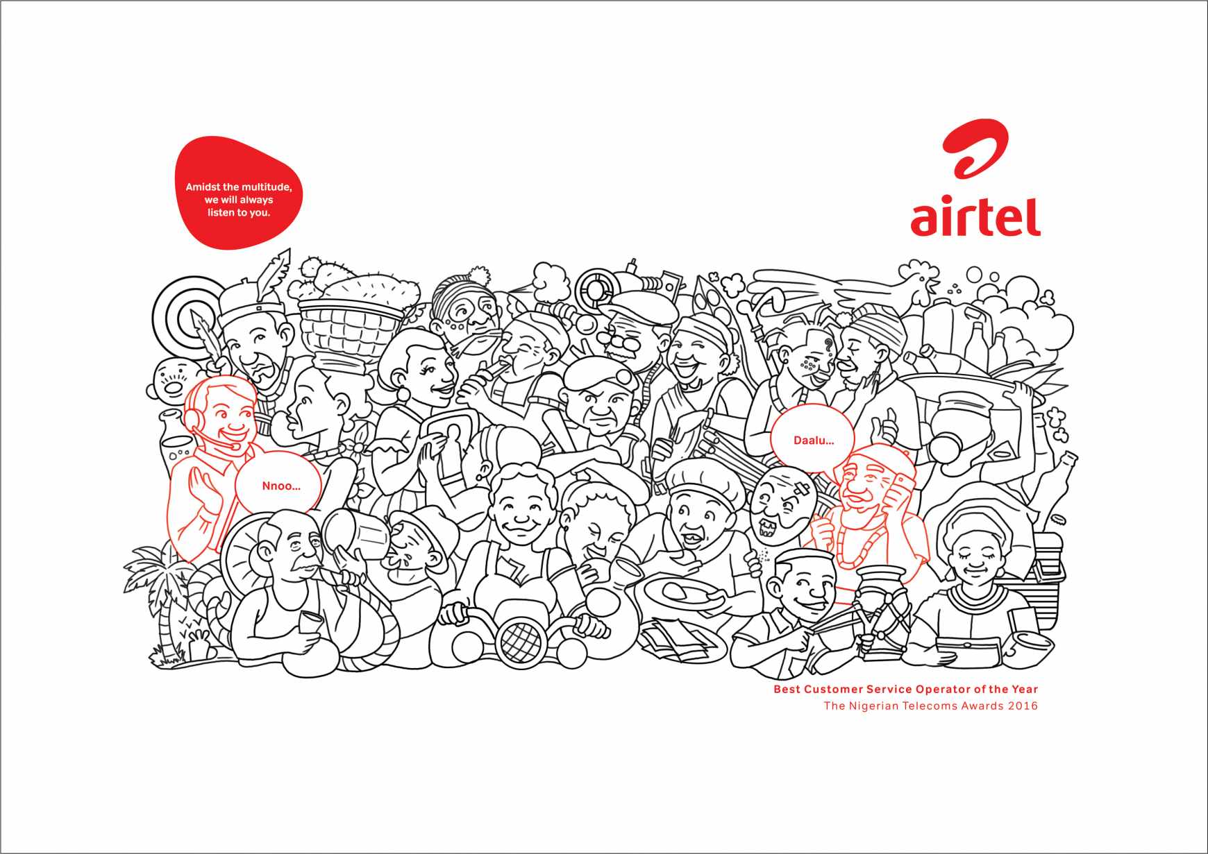 Airtel Print Ad - Easterners