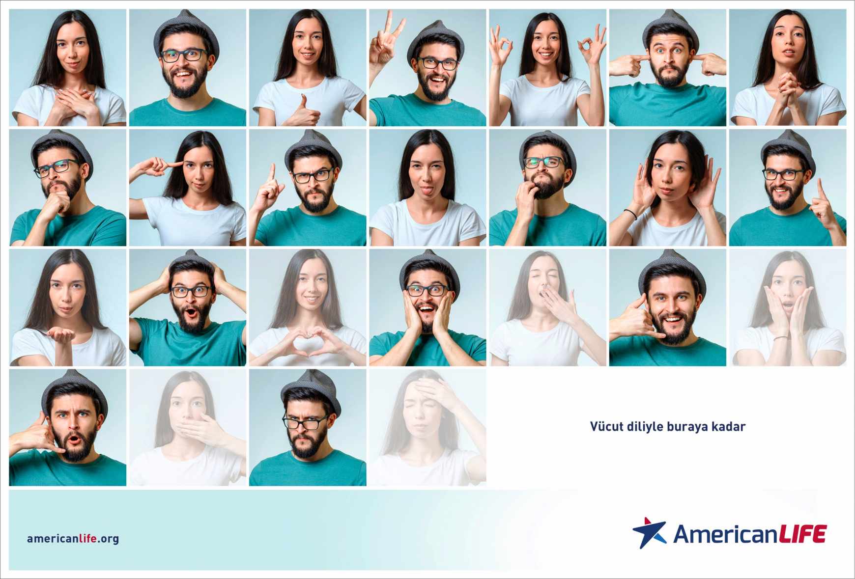 American Life Print Ad - Body Language