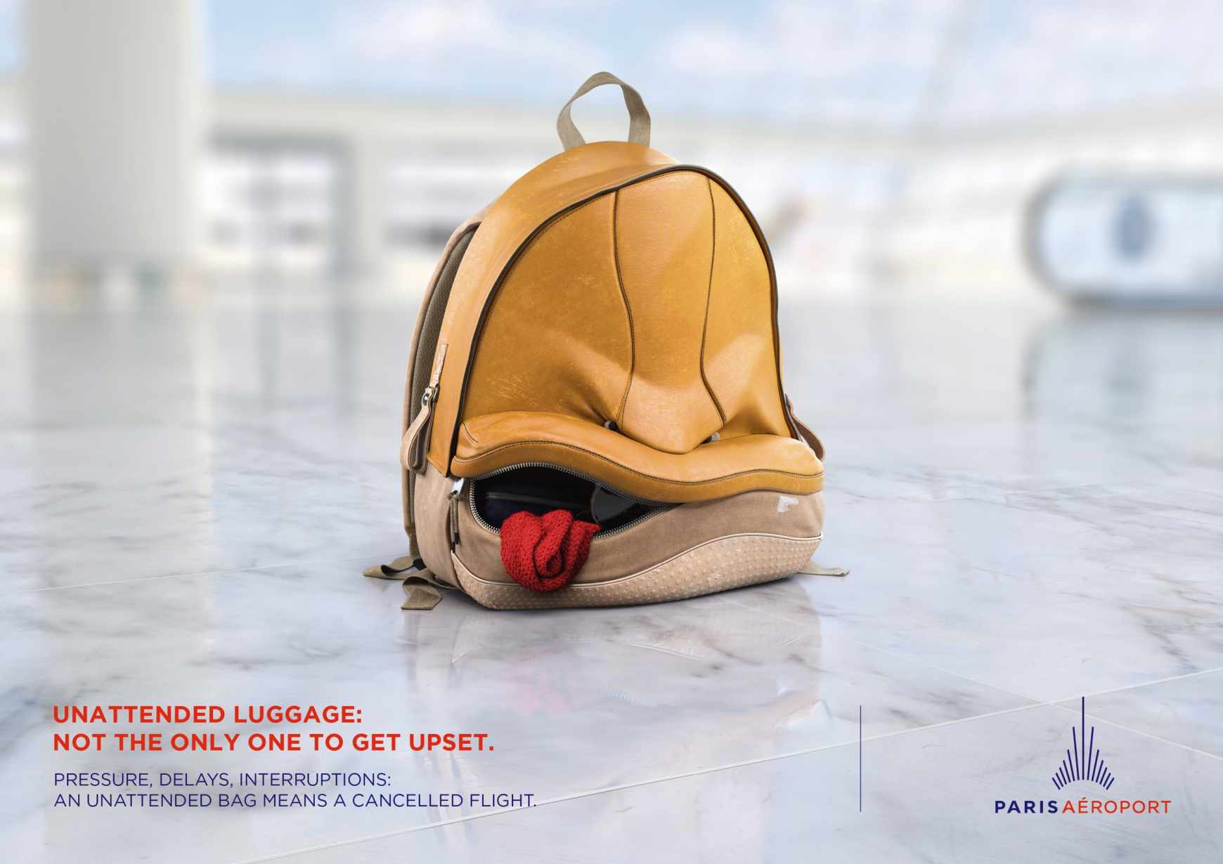 Paris Aéroport Outdoor Ad - Angry Bags, 2