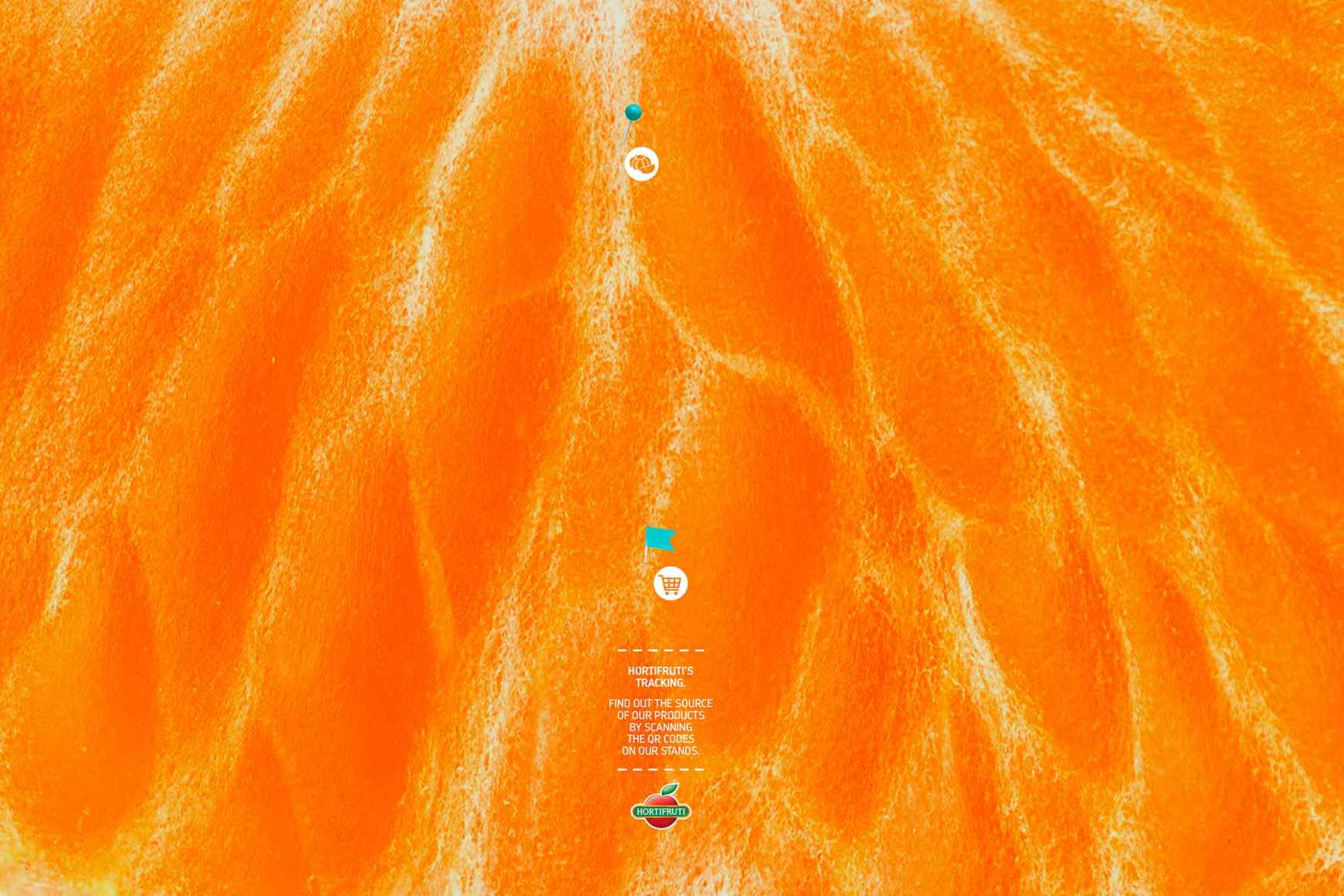 Hortifruti Print Ad - HortiMaps - Tangerine 