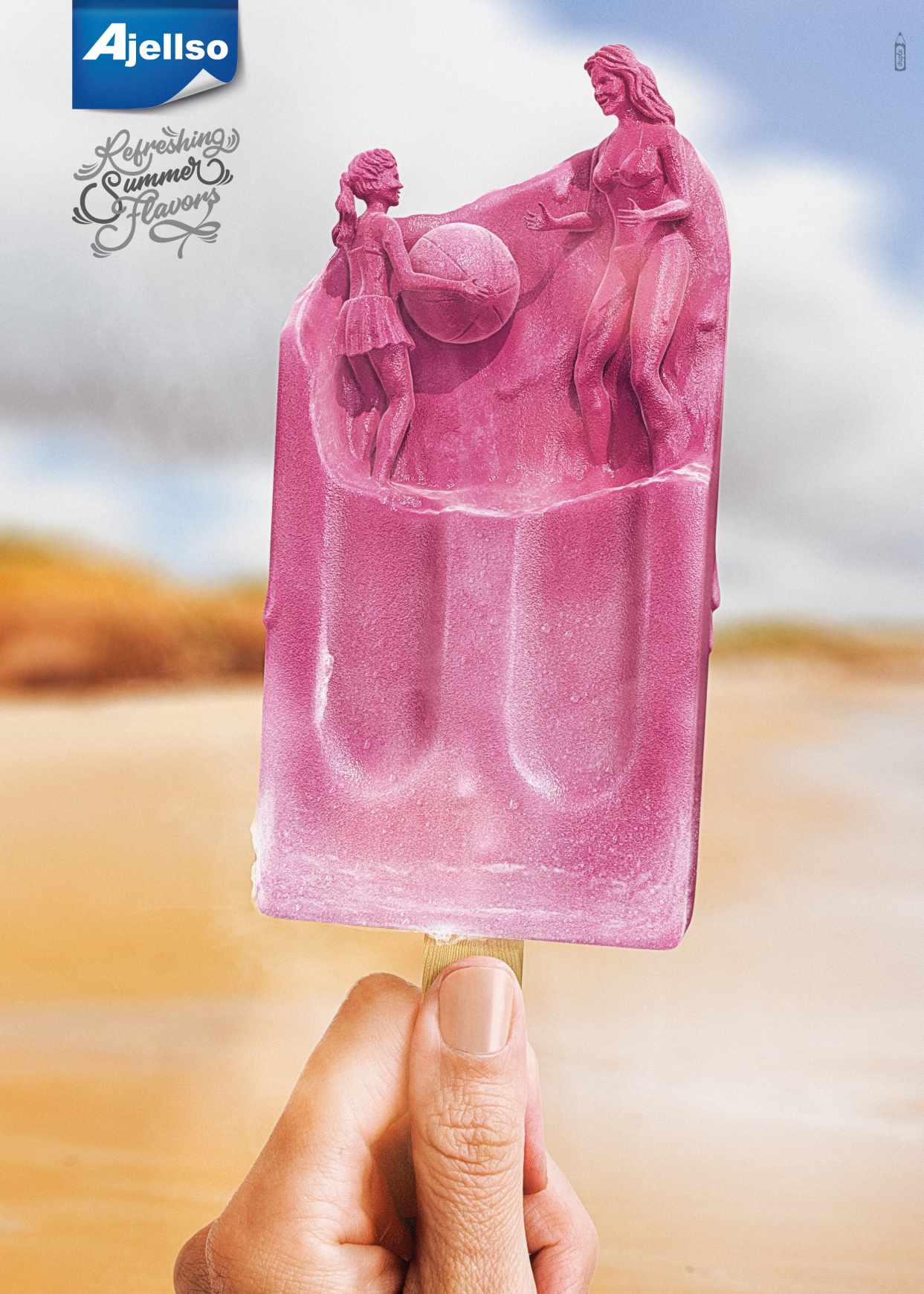 Ajellso Print Ad - Refreshing Summer Flavors , 1 