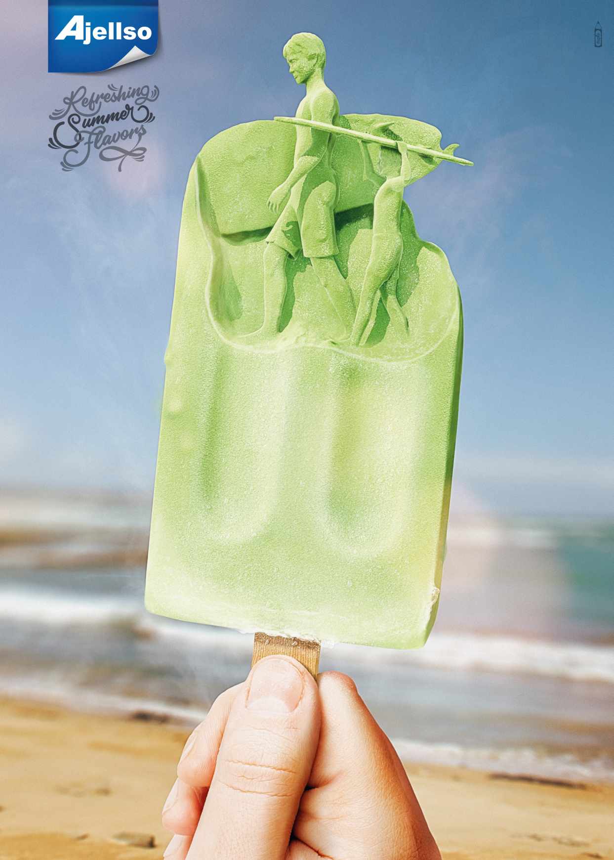 Ajellso Print Ad - Refreshing Summer Flavors, 2 