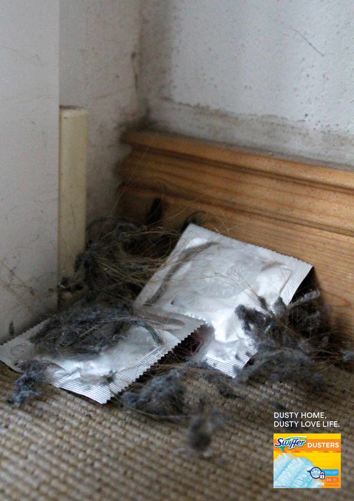 Swiffer Print Ad - Dusty Home, Dusty Love Life, 3
