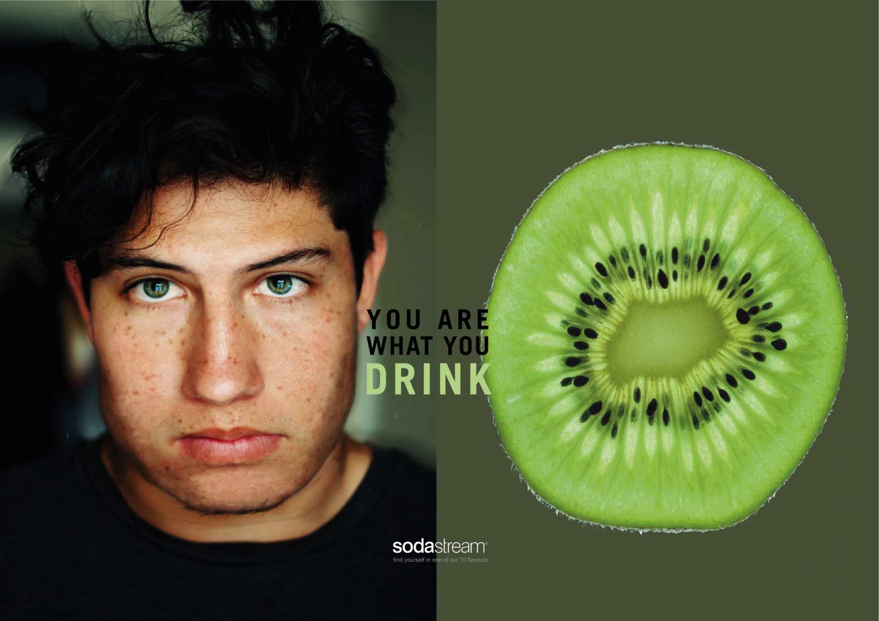SodaStream Print Ad - You Are What You Drink - Kiwi