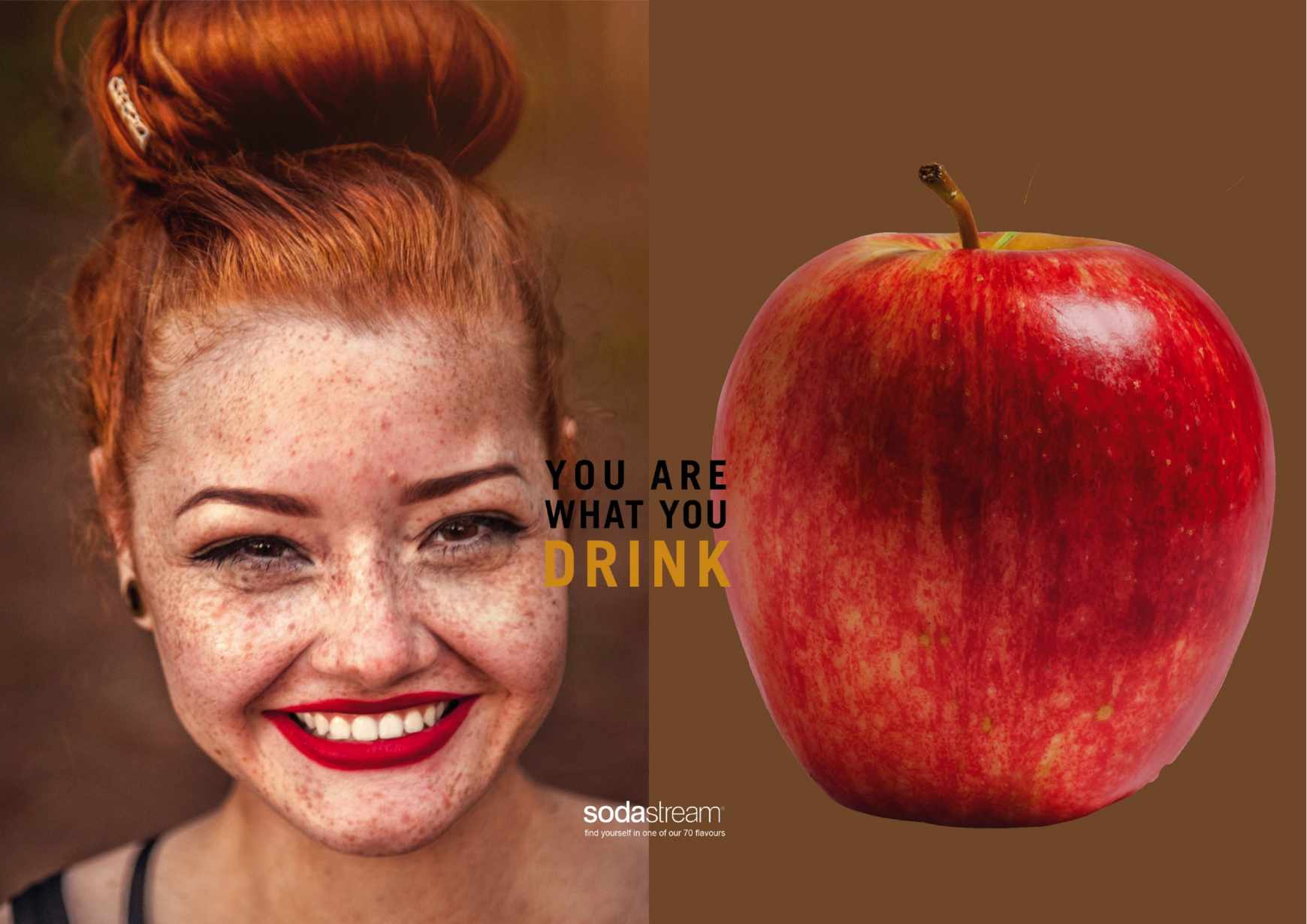 SodaStream Print Ad - You Are What You Drink - Apple