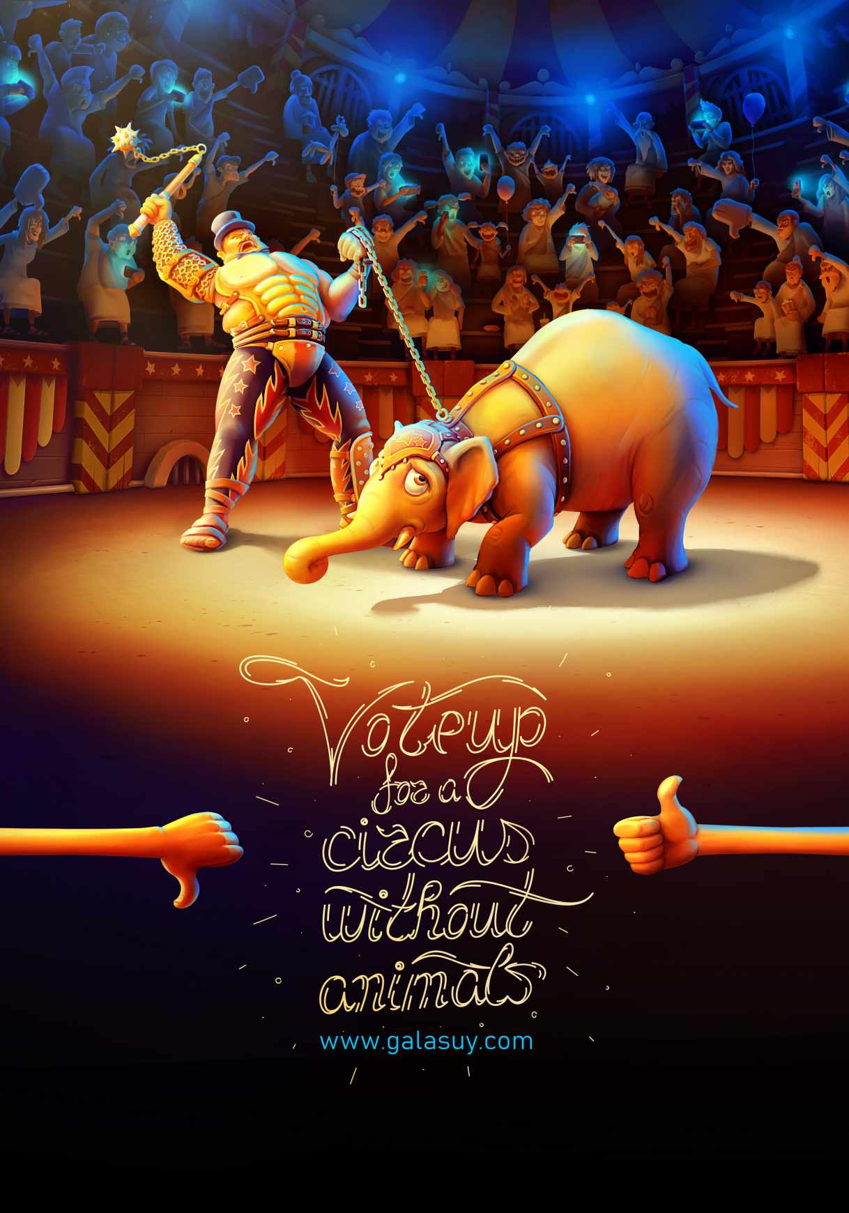 This is our Kyiv Print Ad - Elephant 