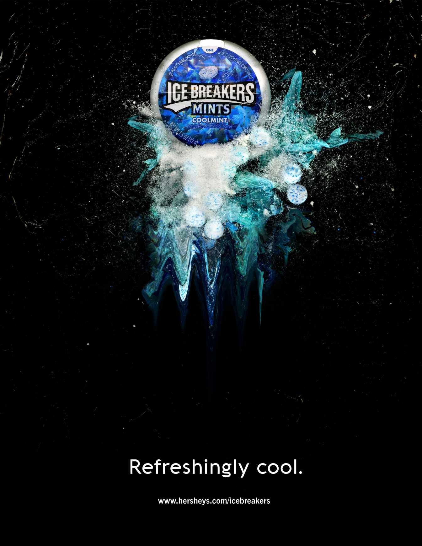 Icebreakers Print Ad - Refreshingly Cool 
