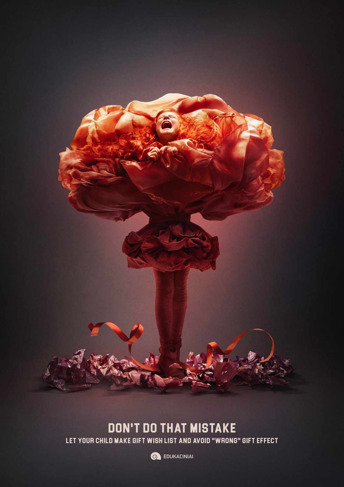 Edukaciniai Print Ad - Atomic Girl 