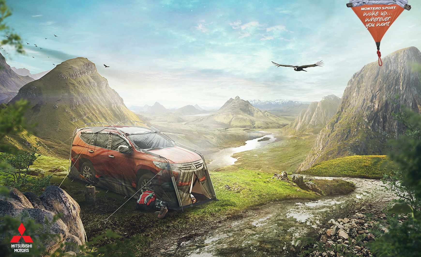 Mitsubishi Print Ad - Mountain 