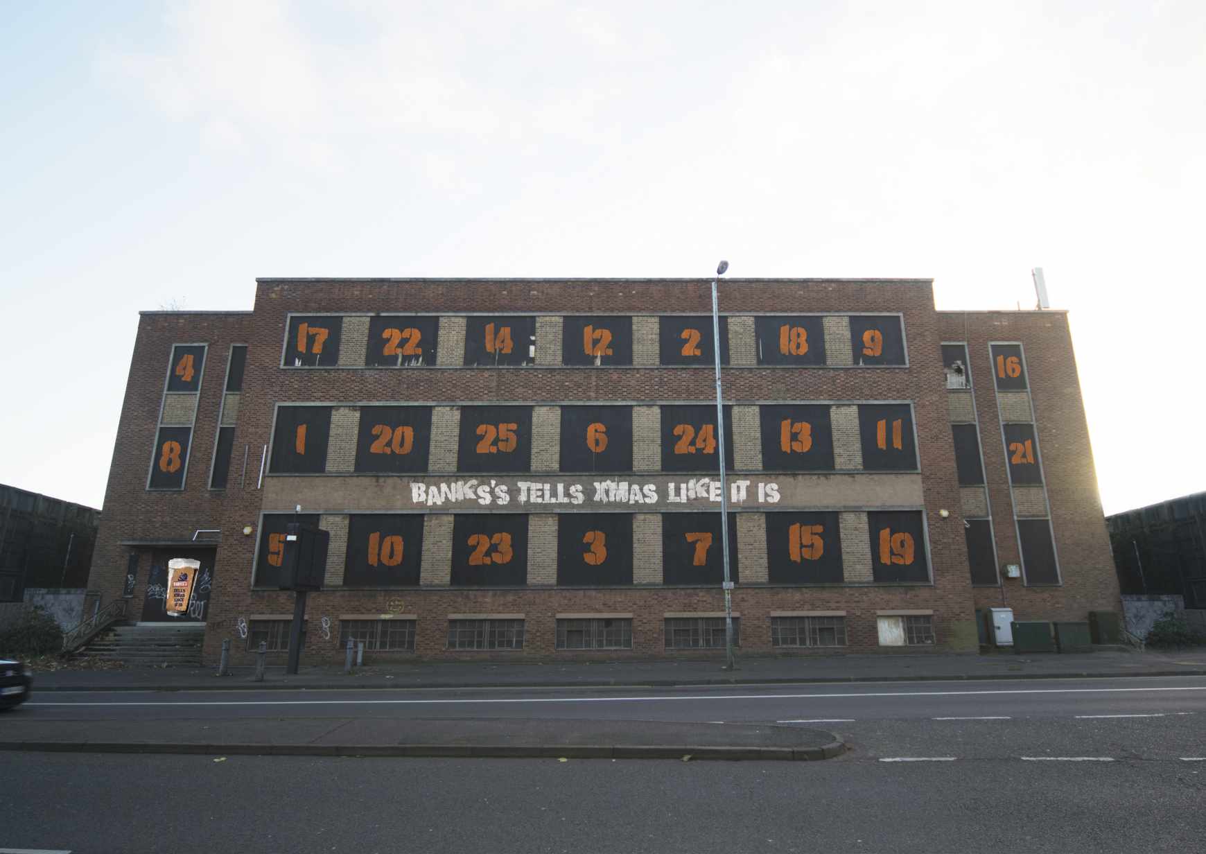 Banks’s Beer Design Ad - Giant Advent Calendar