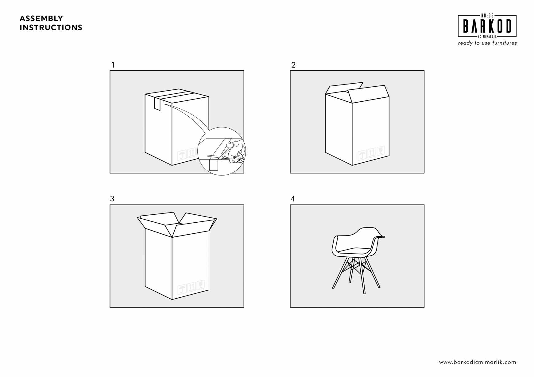 Barkod İç Mimarlık Print Ad - Assembly Instructions