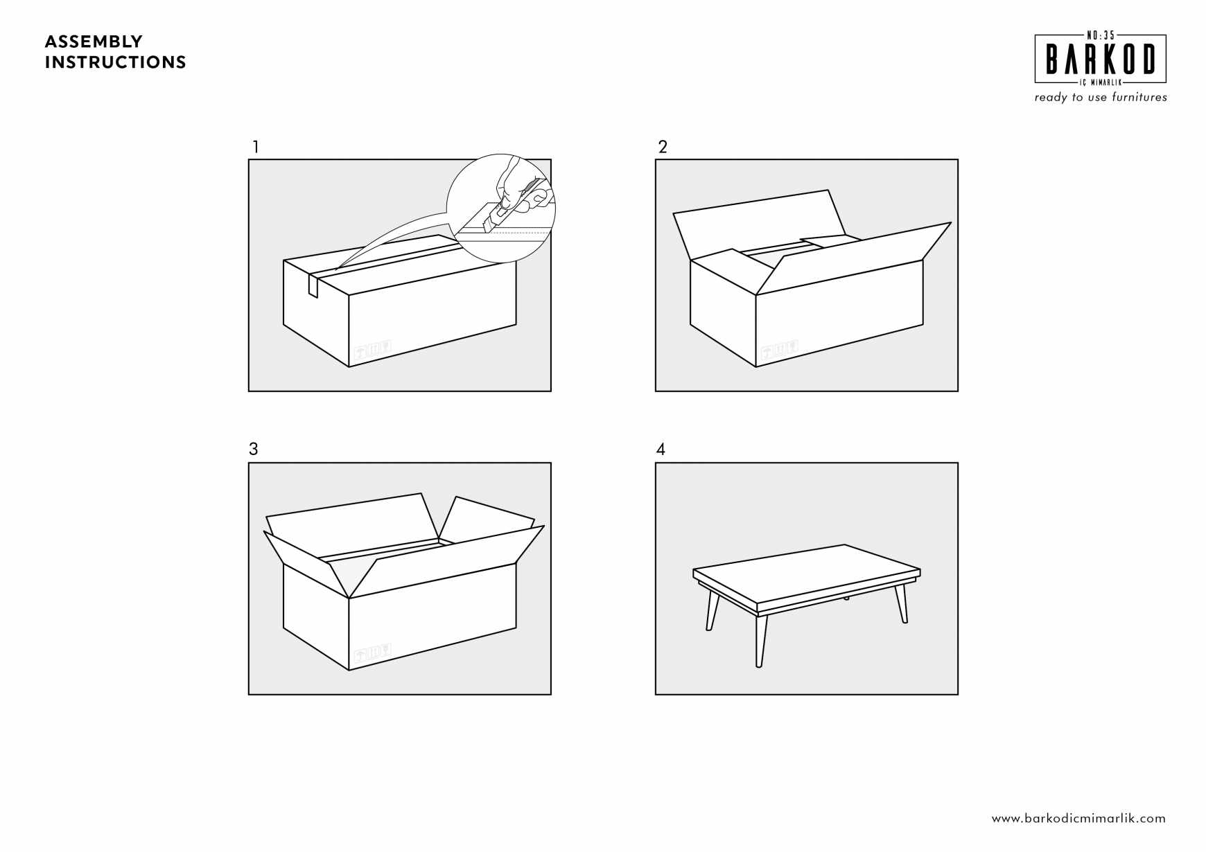 Barkod İç Mimarlık Print Ad - Assembly Instructions, 3