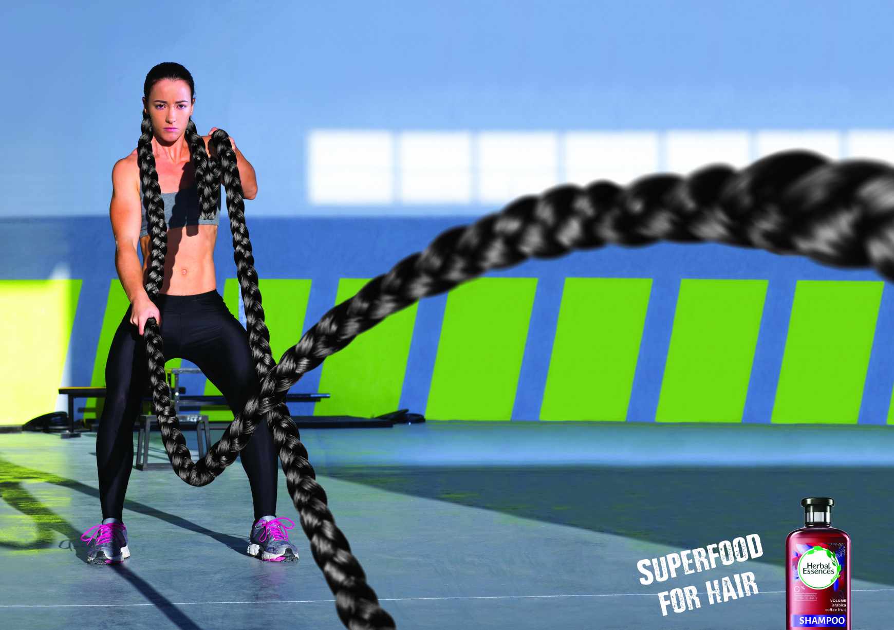 Herbal Essences Print Ad - Battle Rope