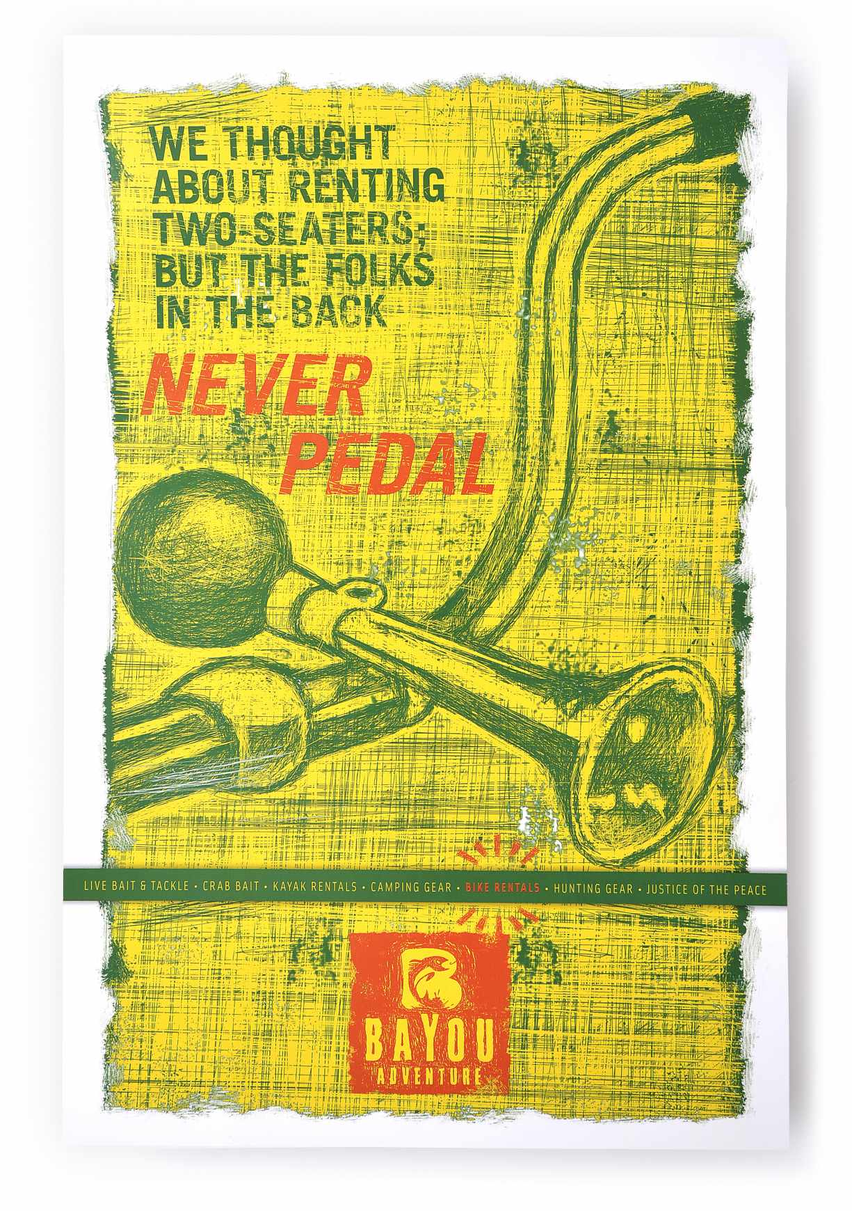Bayou Adventure Print Ad - Rentals