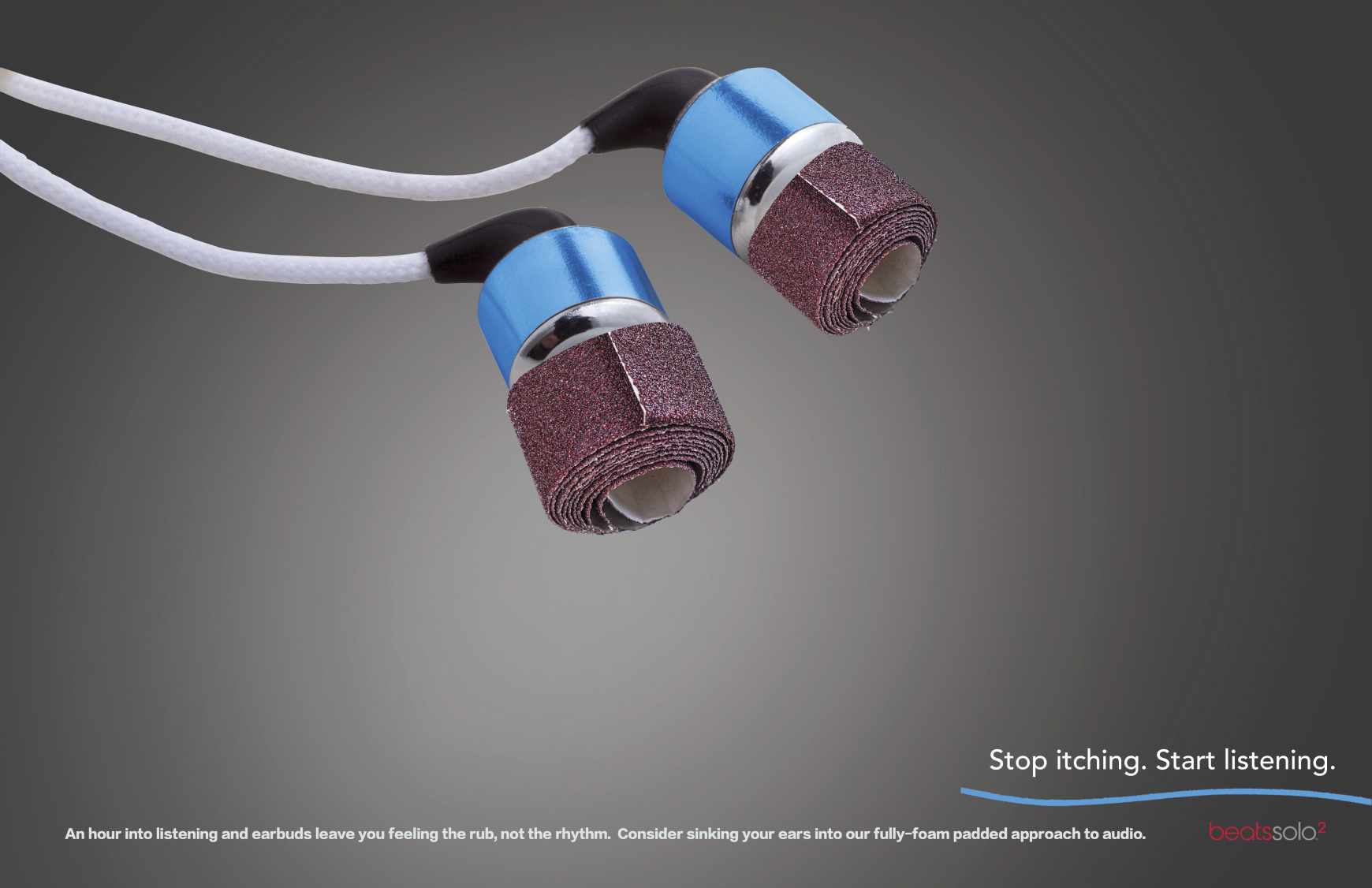 Beats by Dre Print Ad - Sandpaper