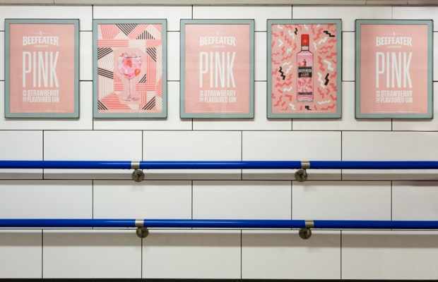 Beefeater Outdoor Ad - Pink