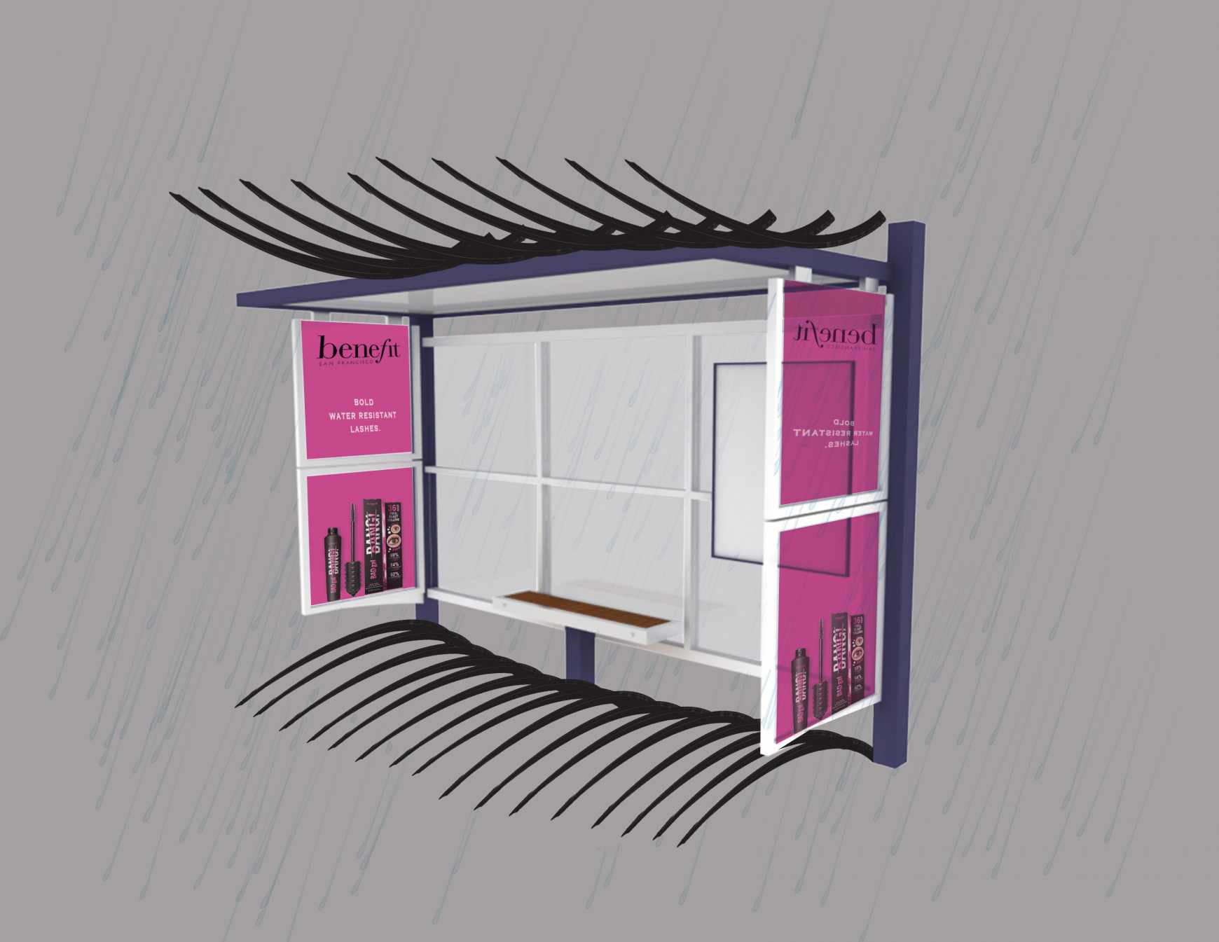 Benefit Cosmetics Ambient Ad - Bang! Mascara 