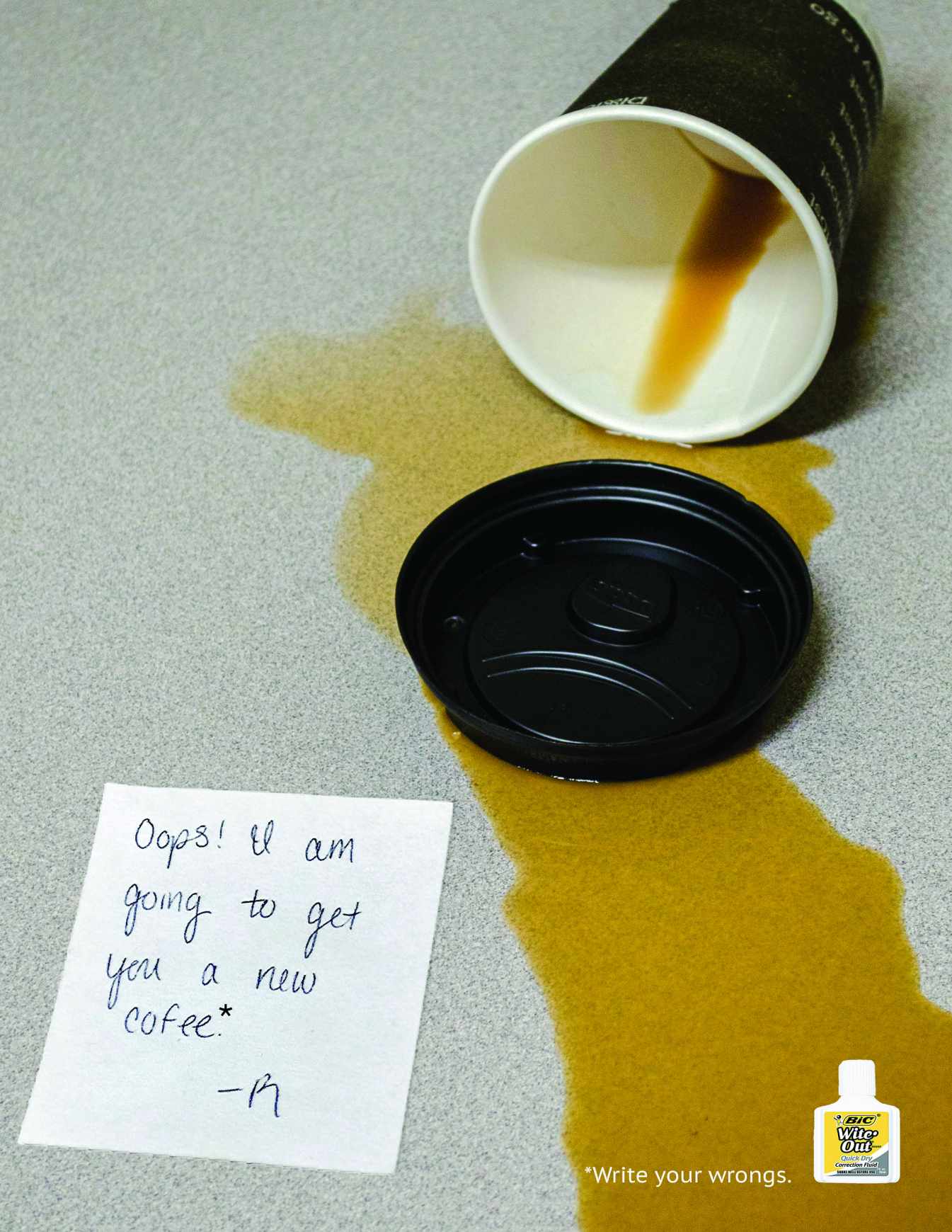 BIC Print Ad - Write Your Wrongs, 3 