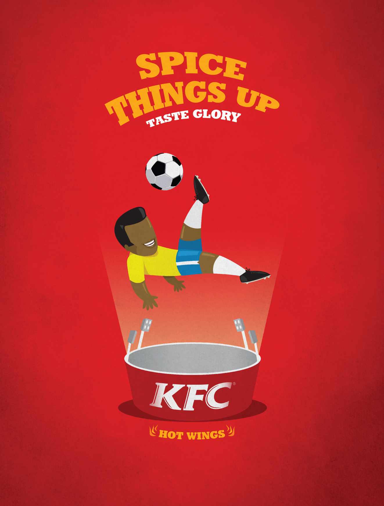 KFC Print Ad - Spice Things Up: Bicycle Diamond