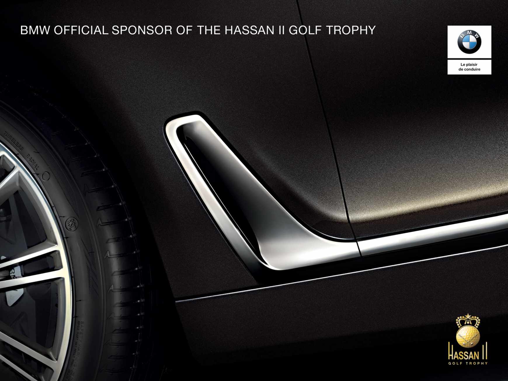 BMW Print Ad - Hassan II Golf Trophy