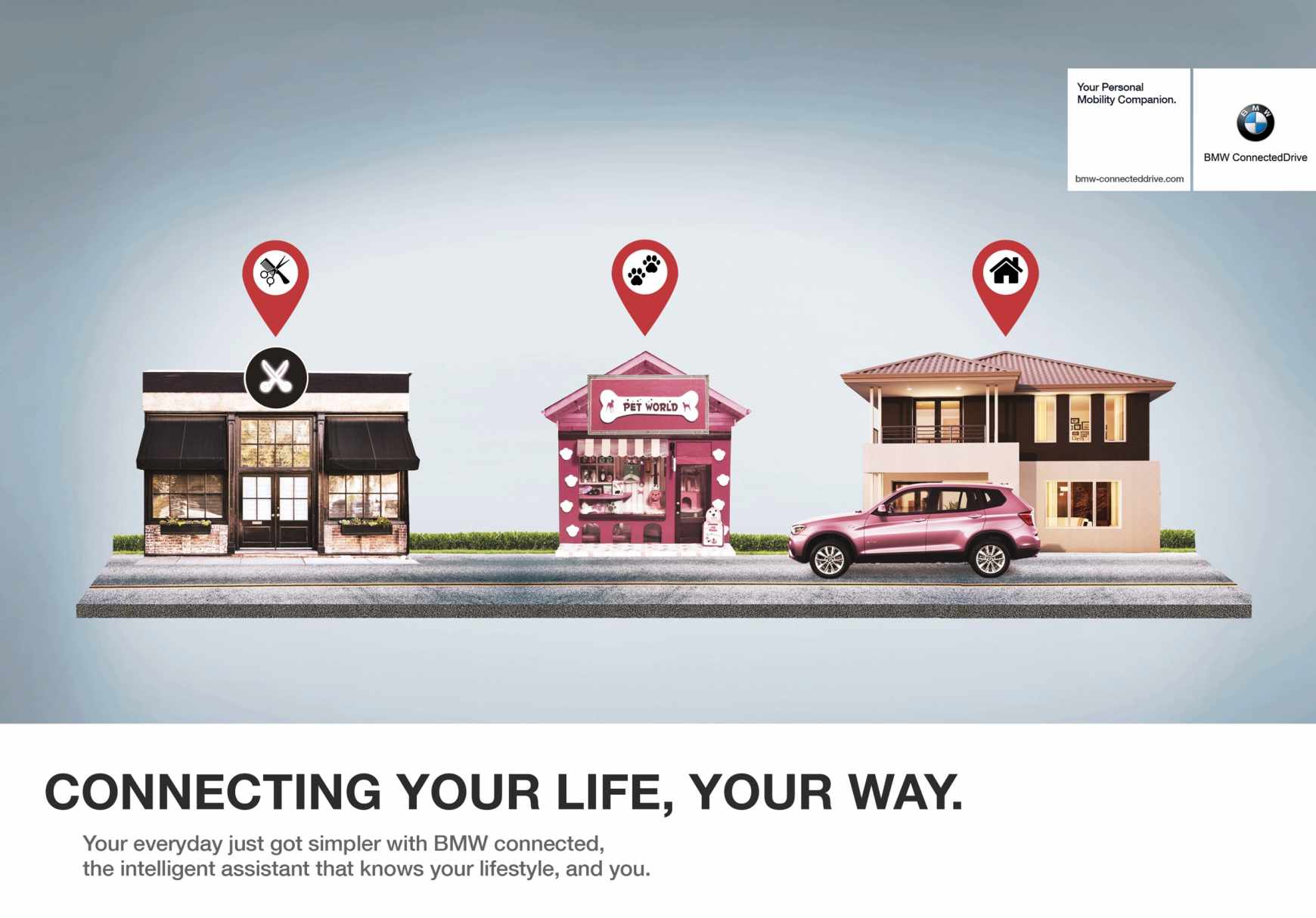 BMW Print Ad - Connected Drive, 2