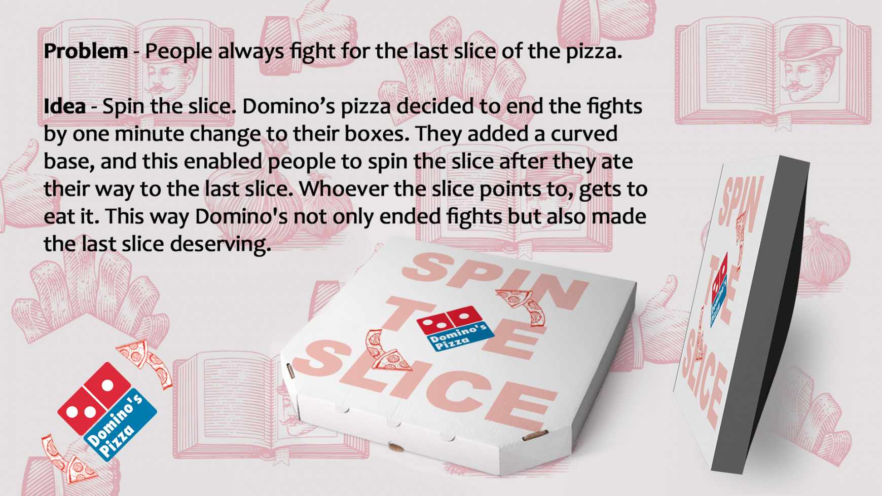 Domino's Pizza Design Ad - Spin the Slice 